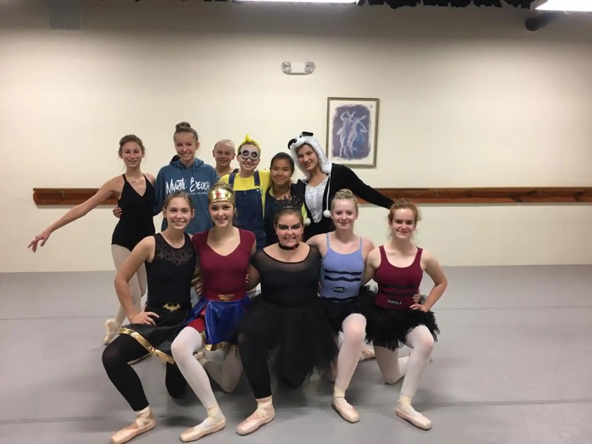 a group of people posing for a photo