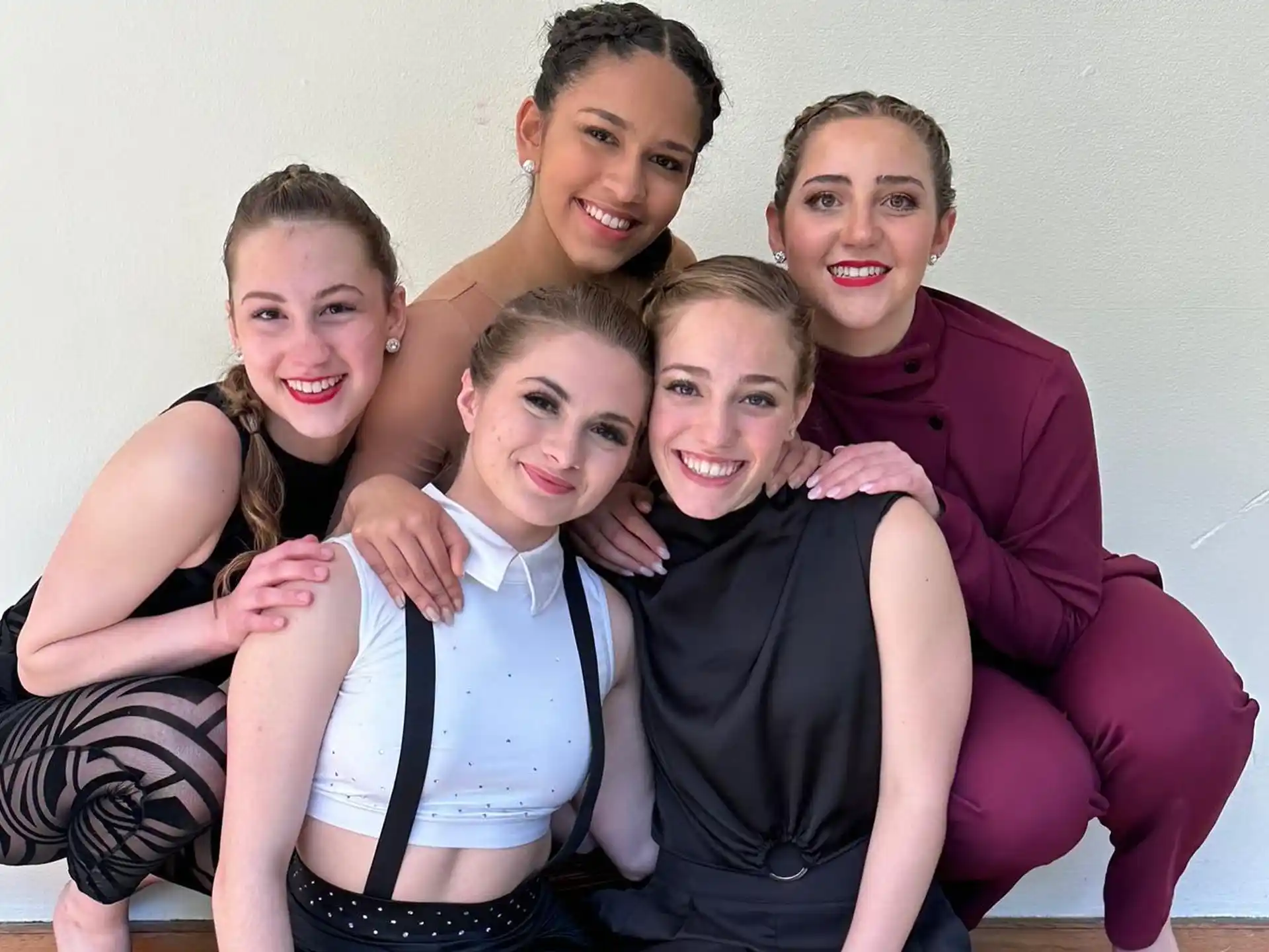 a group of people posing for a photo