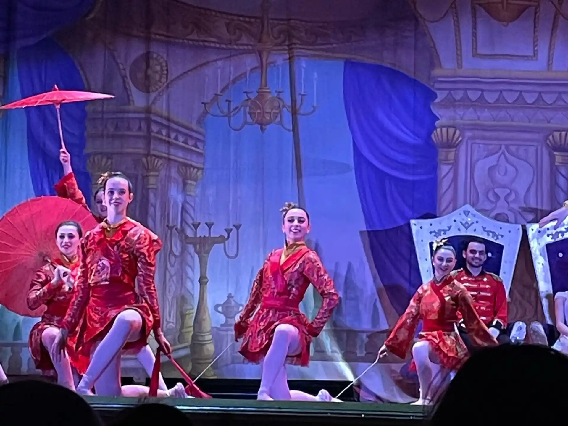 a group of people on a stage