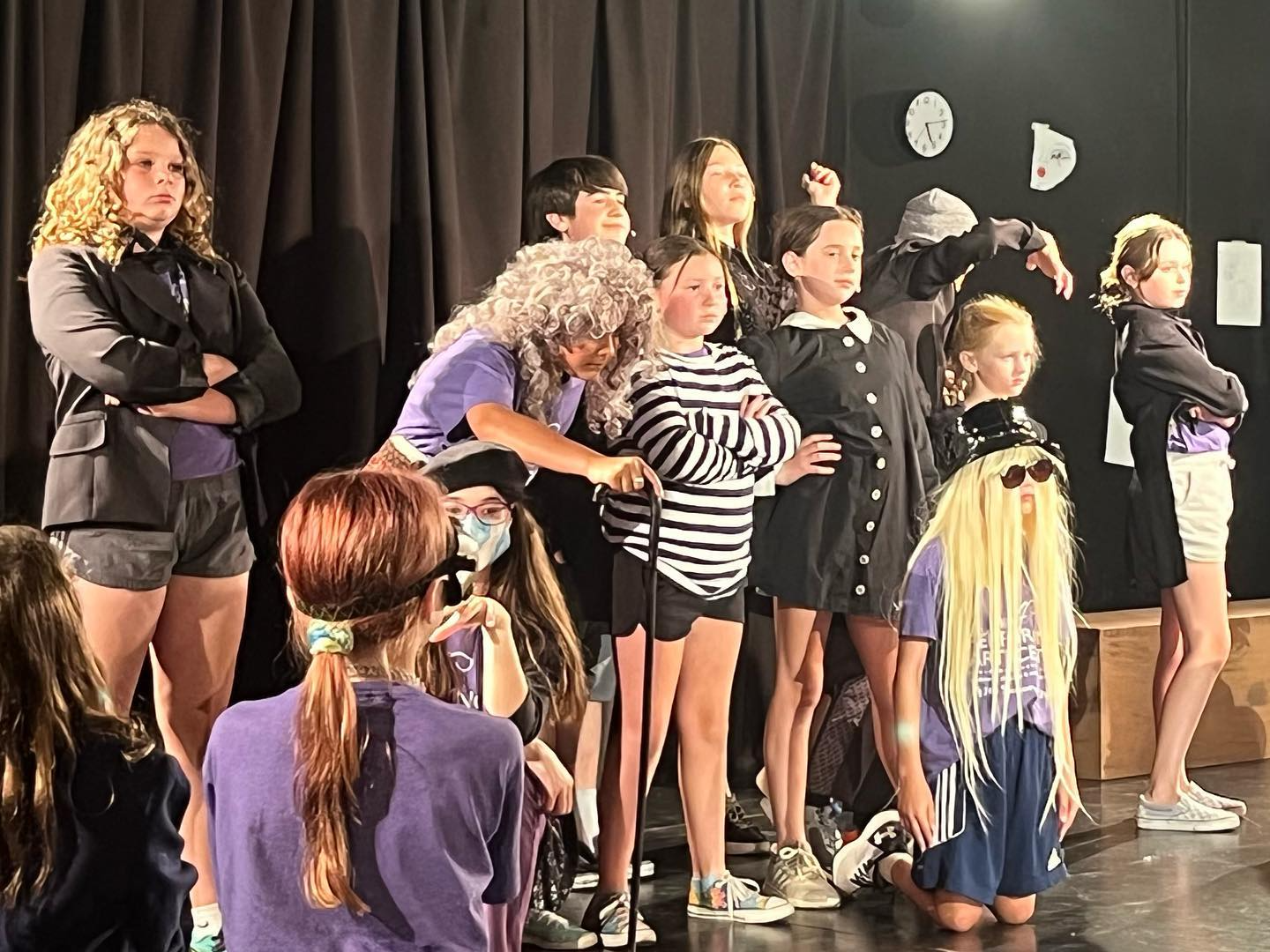 a group of people on a stage