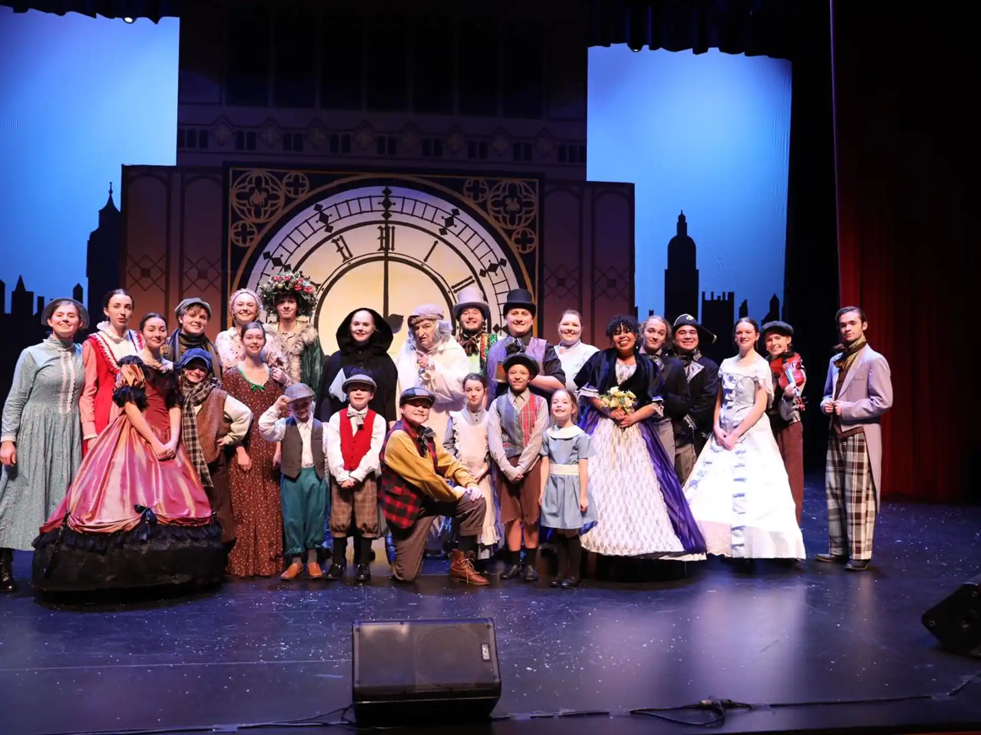 a group of people on a stage