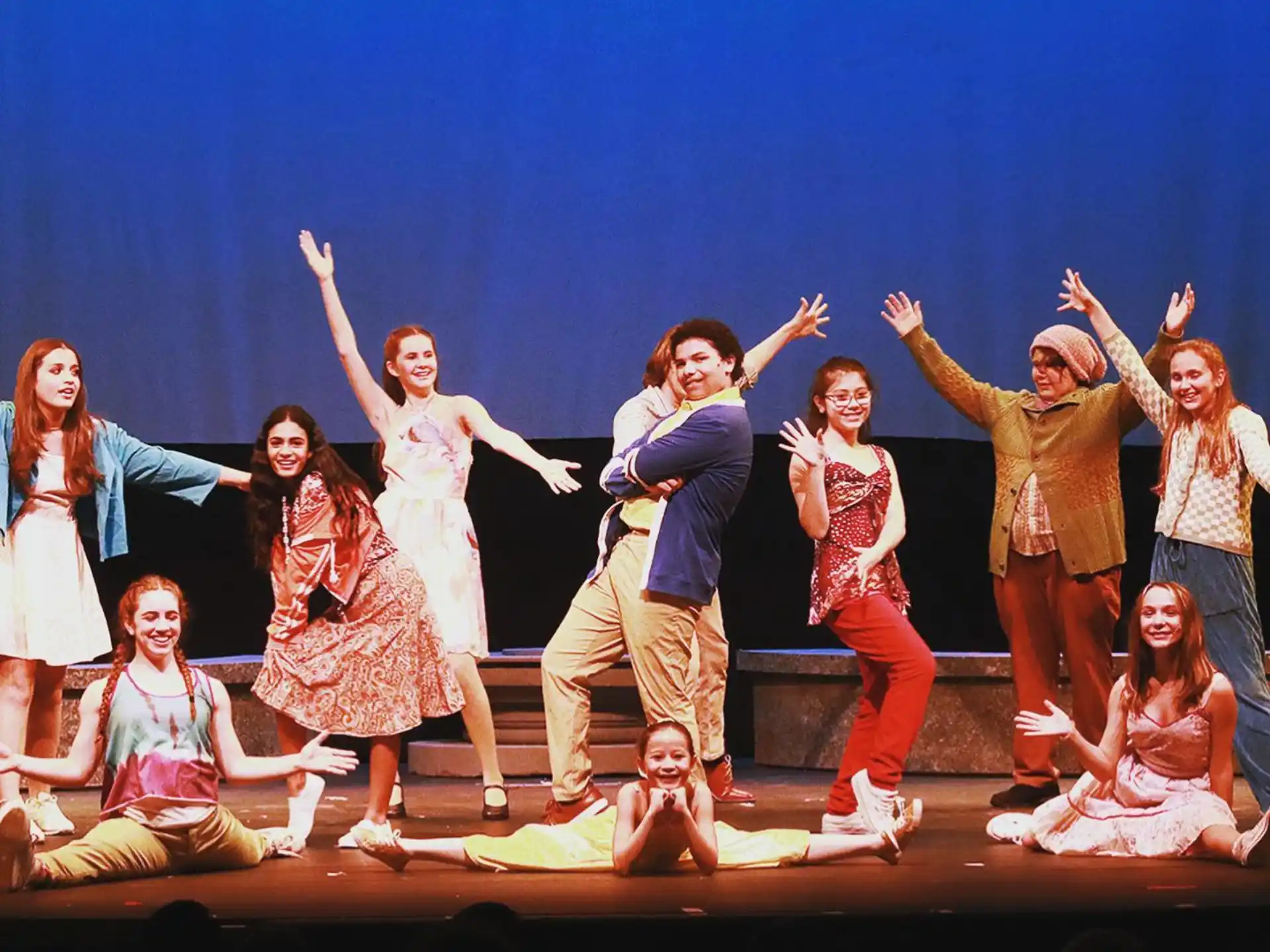 a group of people on a stage