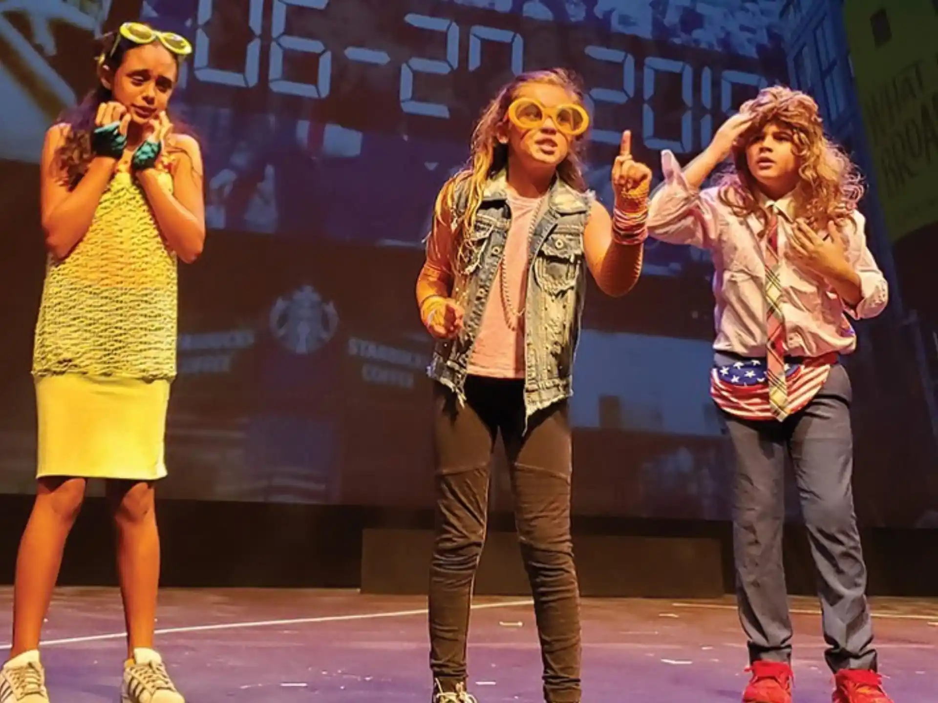 a group of people on a stage