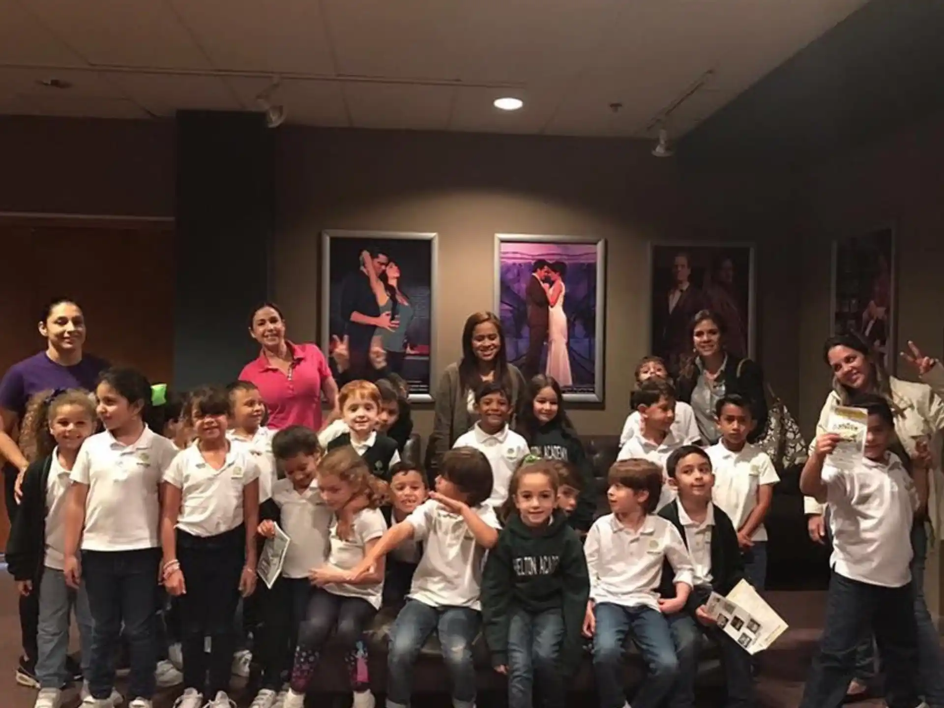 a group of people posing for a photo