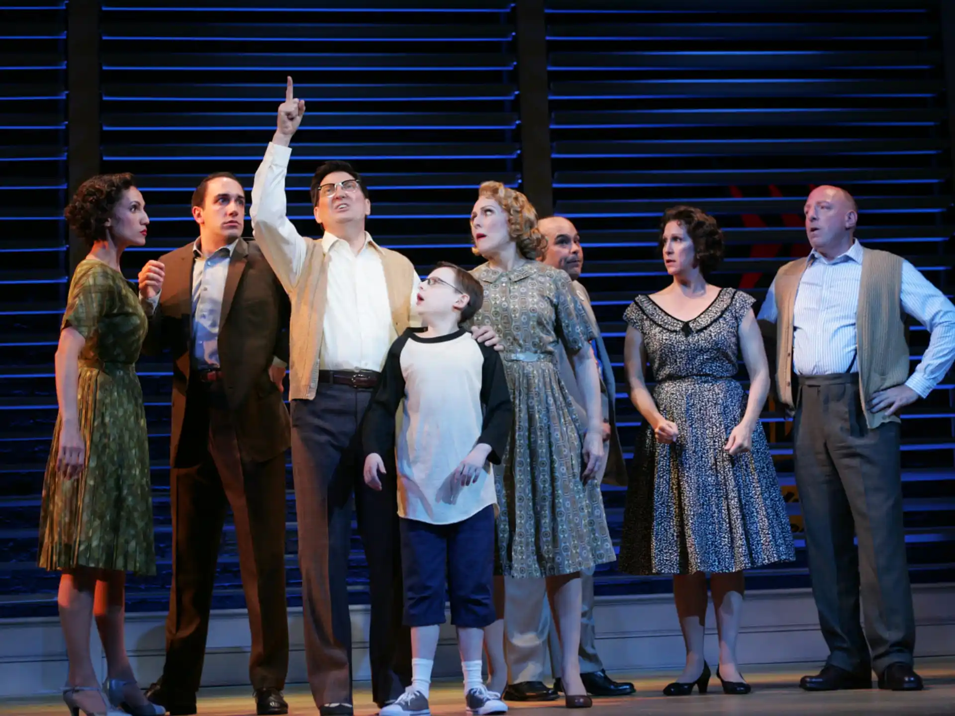a group of people on a stage
