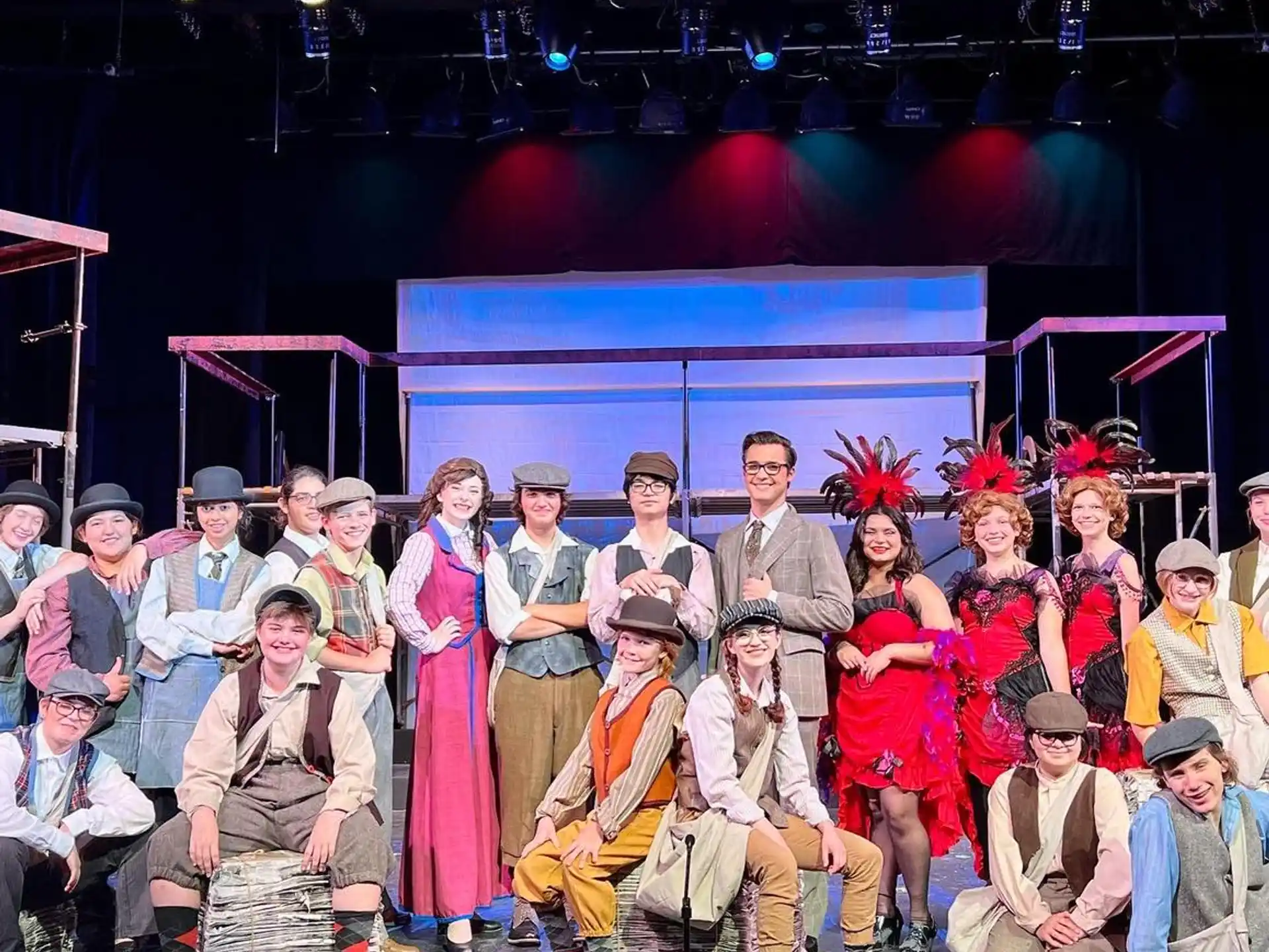 a group of people on a stage