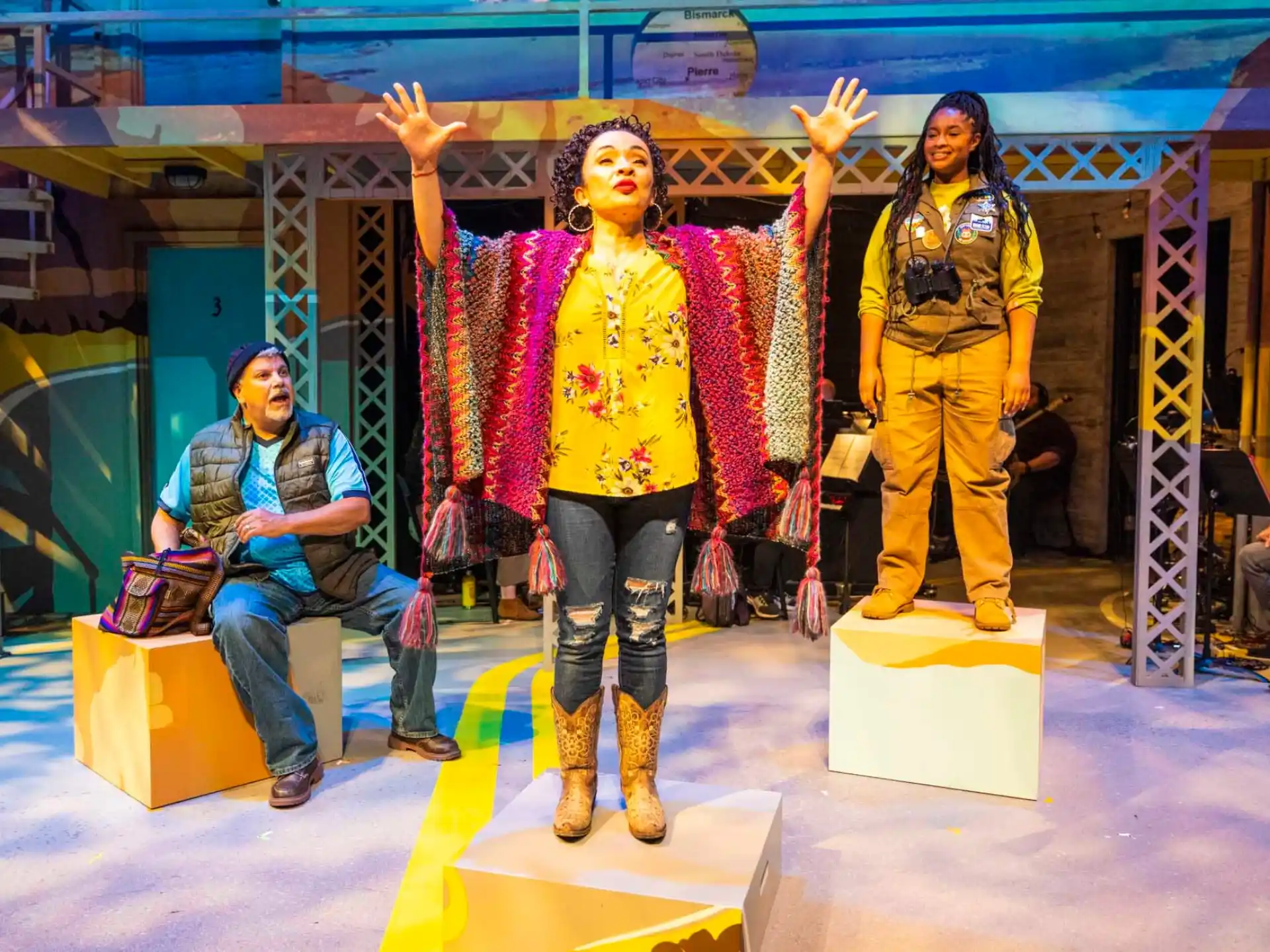 a group of people on a stage