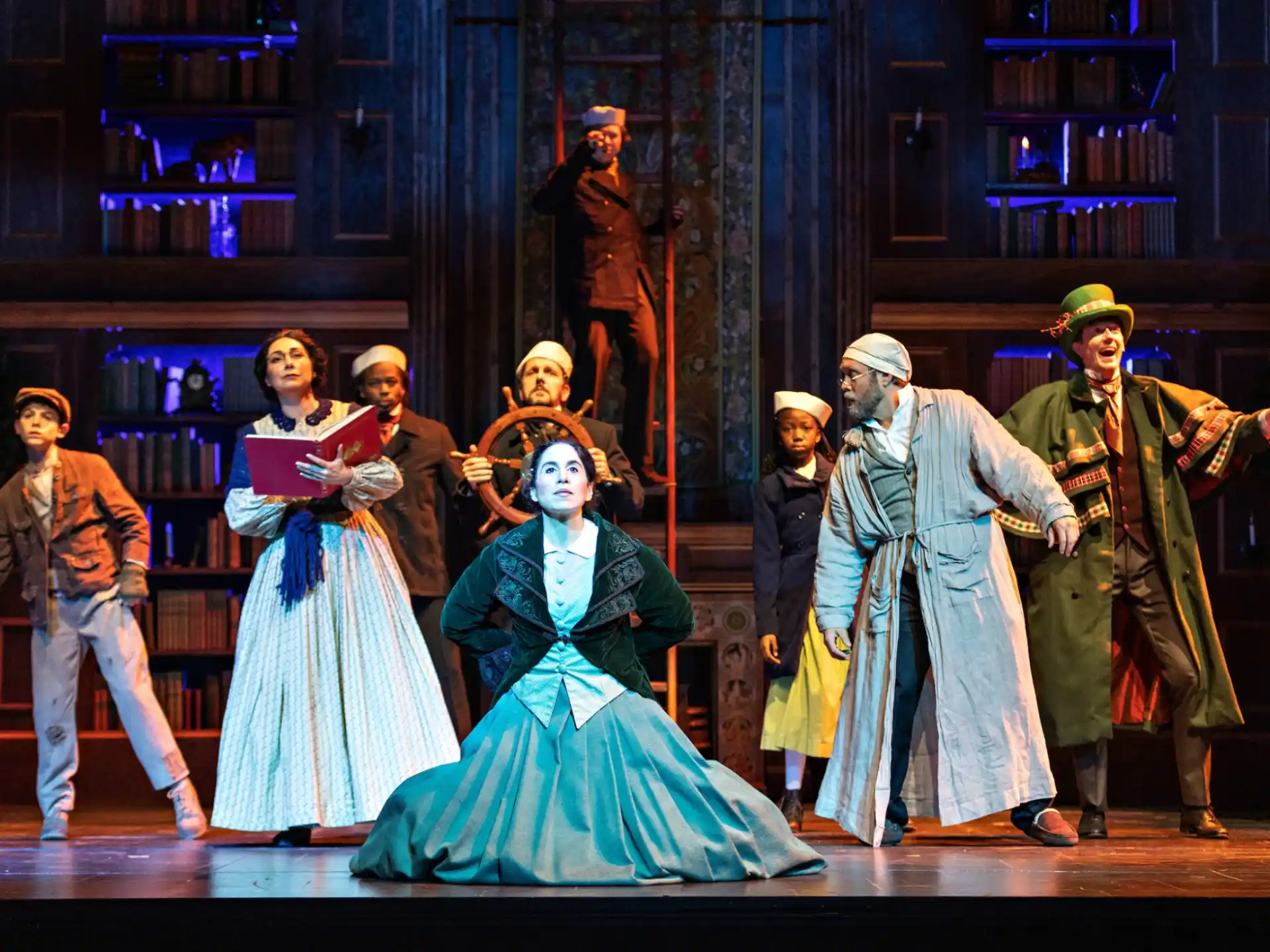a group of people on a stage