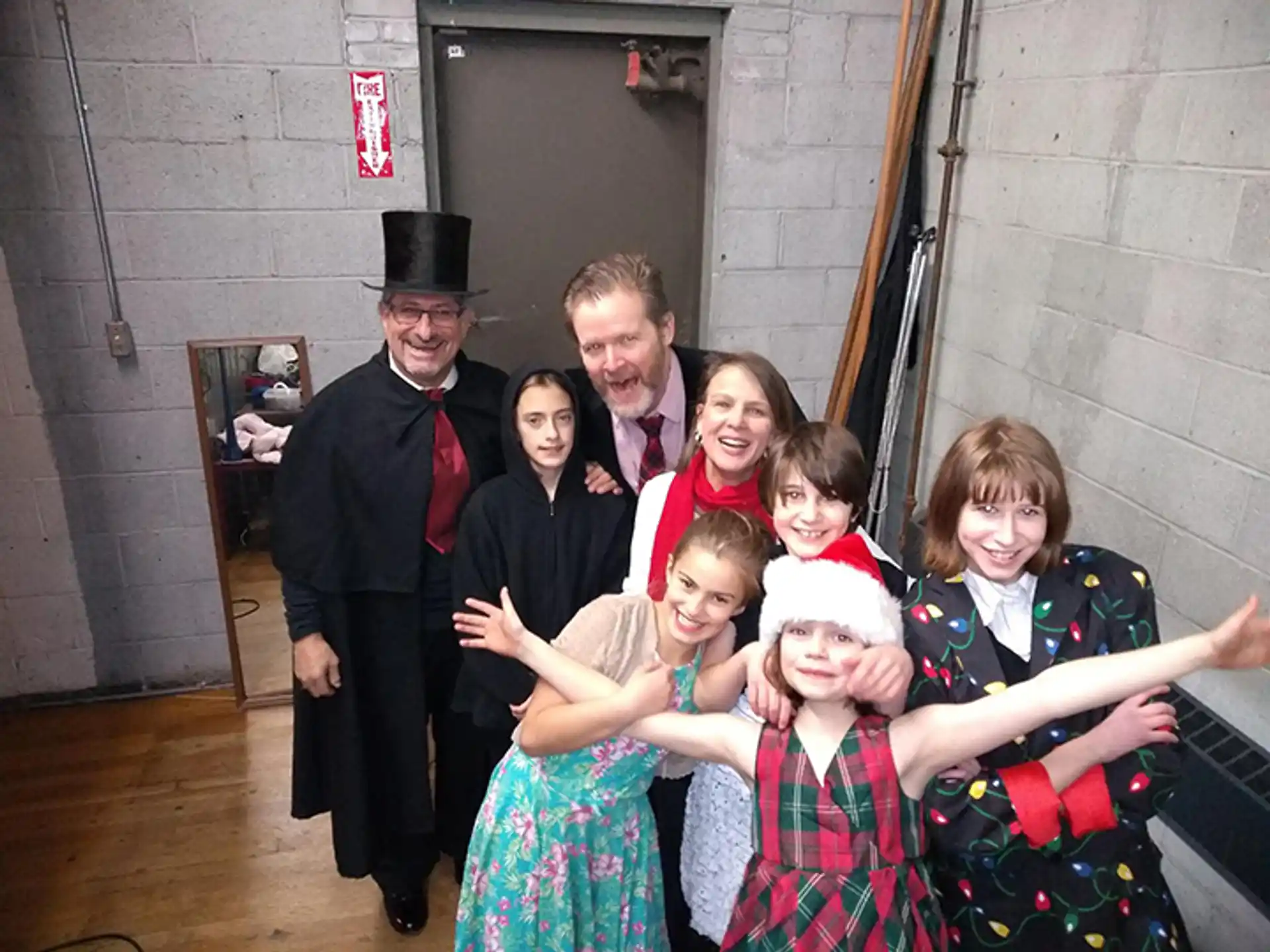 a group of people posing for a photo