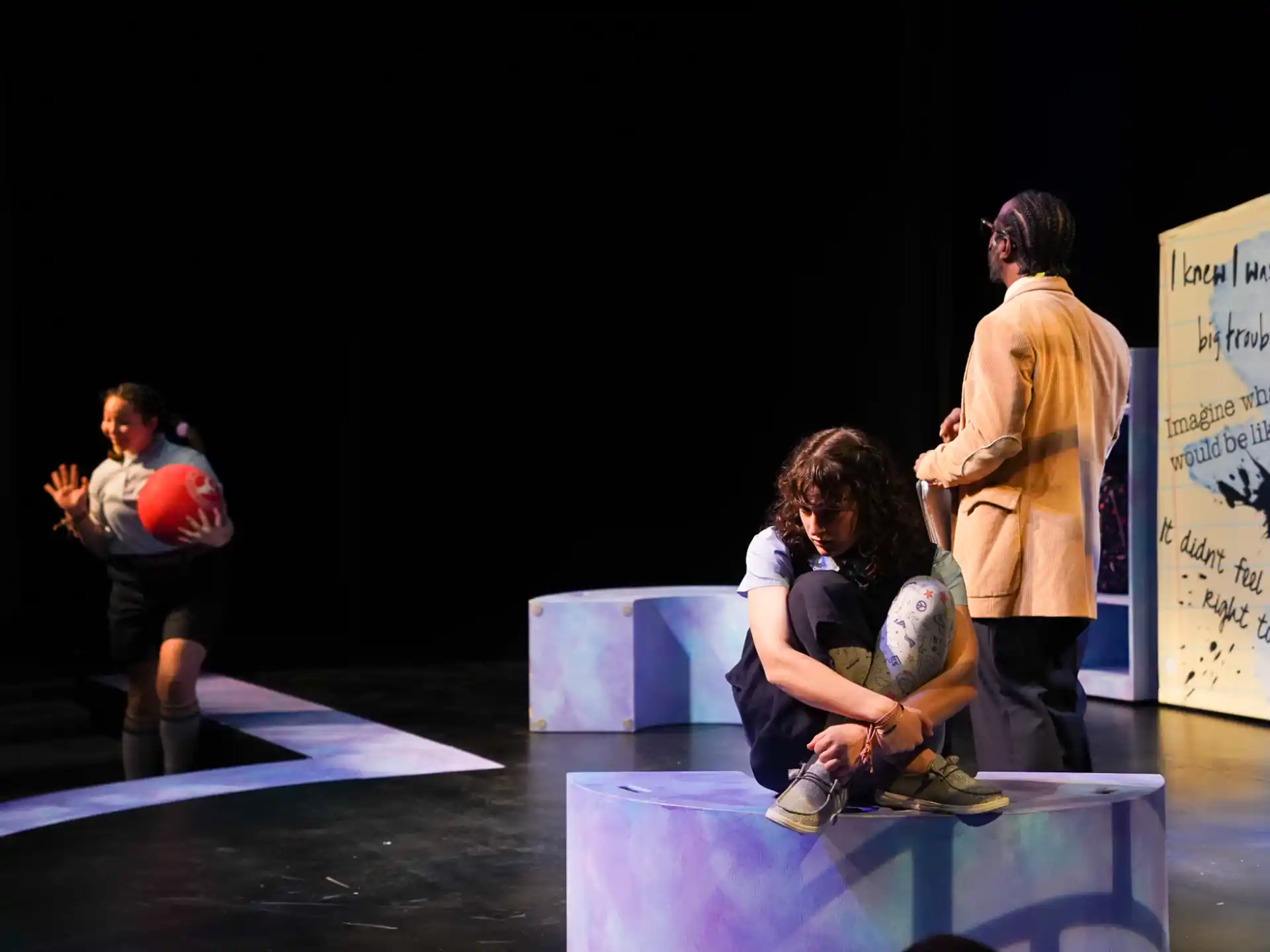 a group of people on a stage