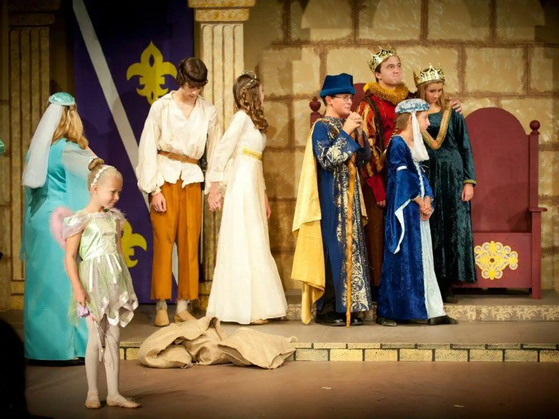a group of people in clothing