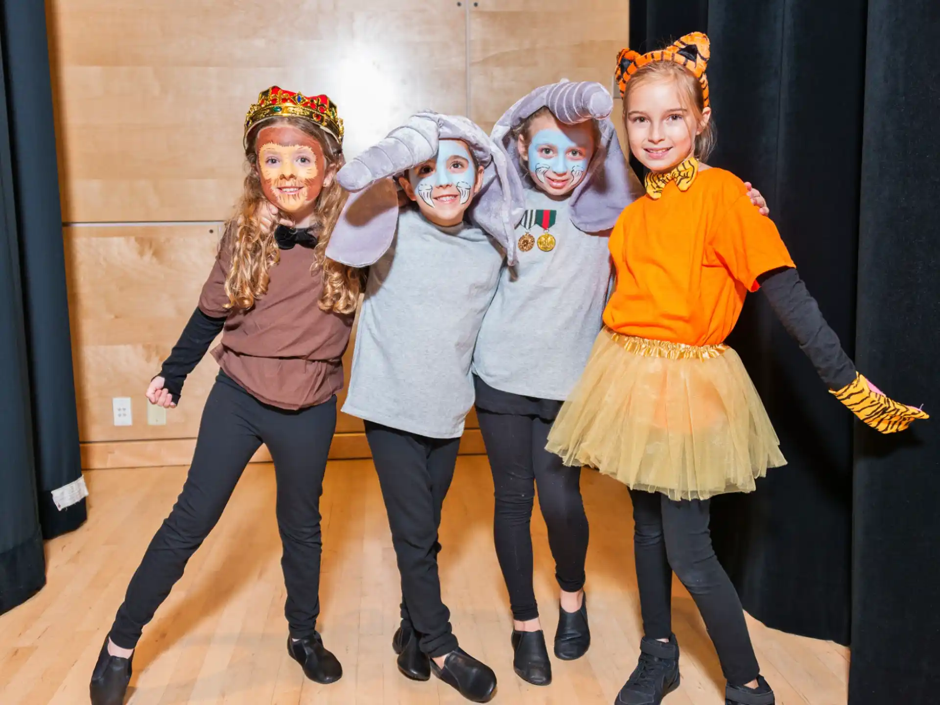 a group of people wearing clothing