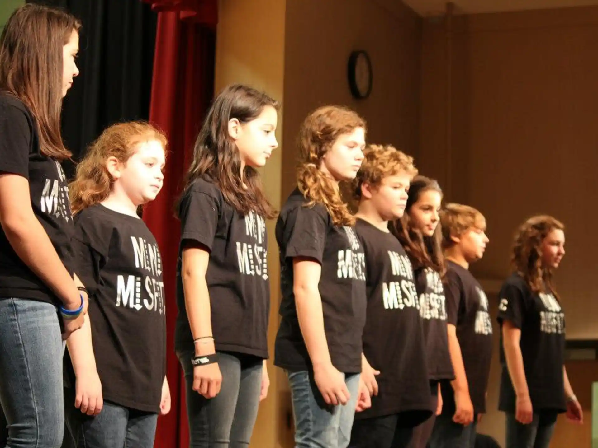 a group of people standing together