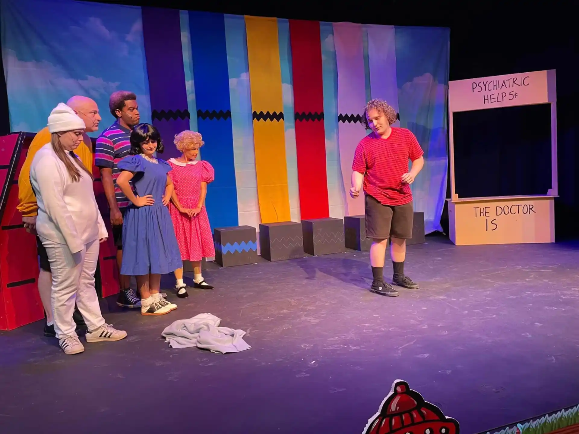 a group of people on a stage