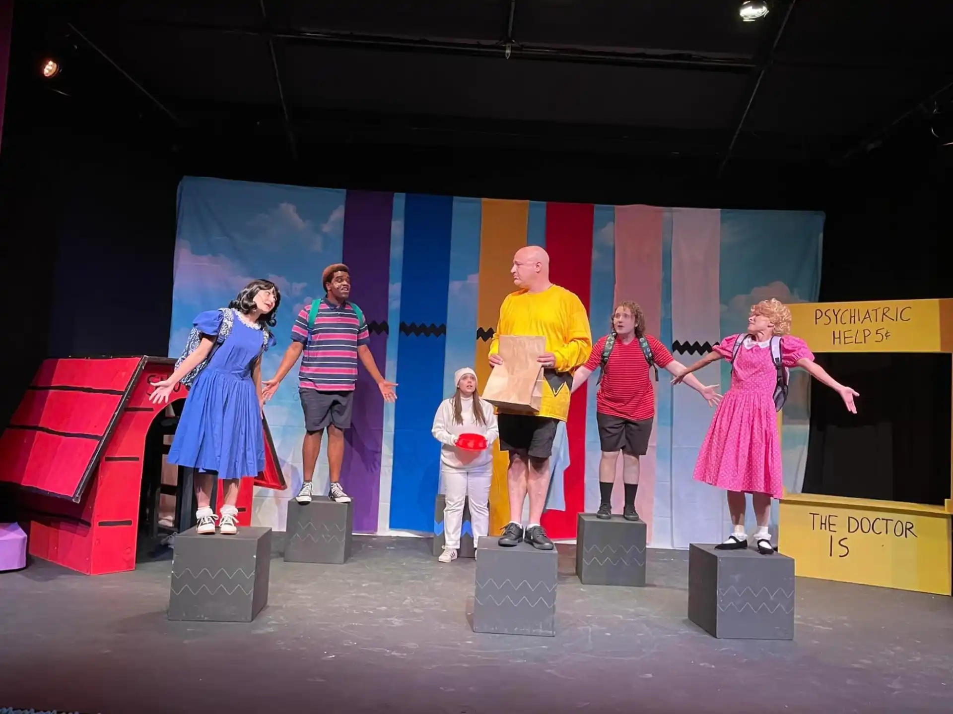 a group of people on stage