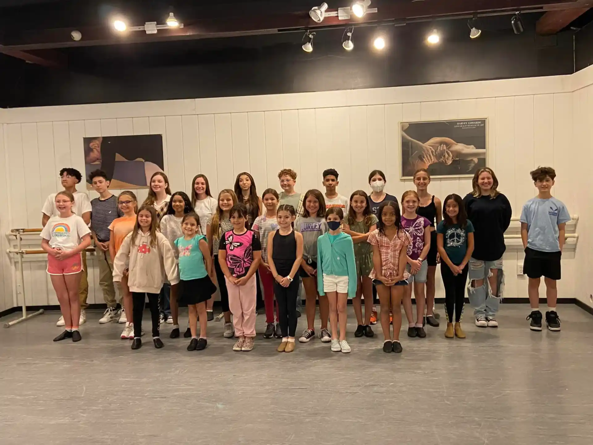 a group of people posing for a photo