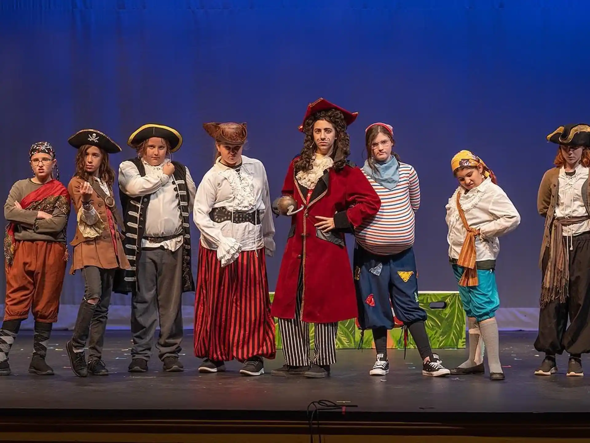 a group of people on a stage