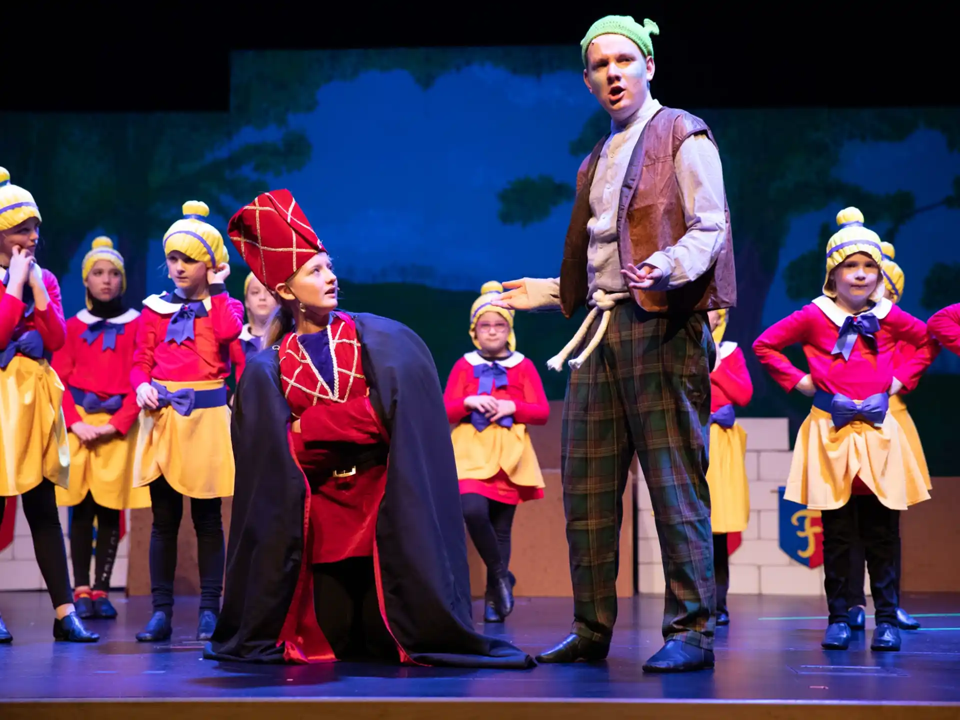 a group of children in clothing