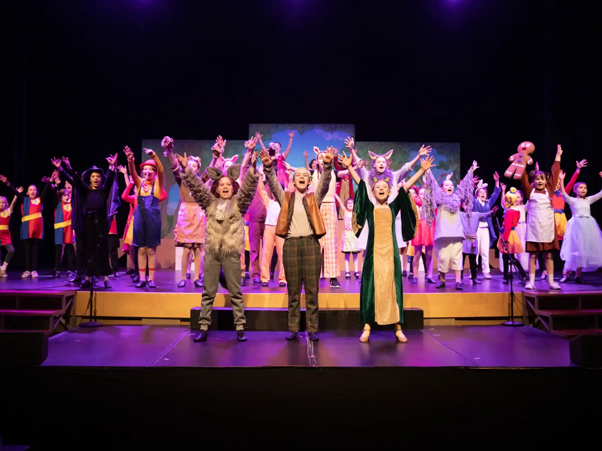 a group of people on a stage