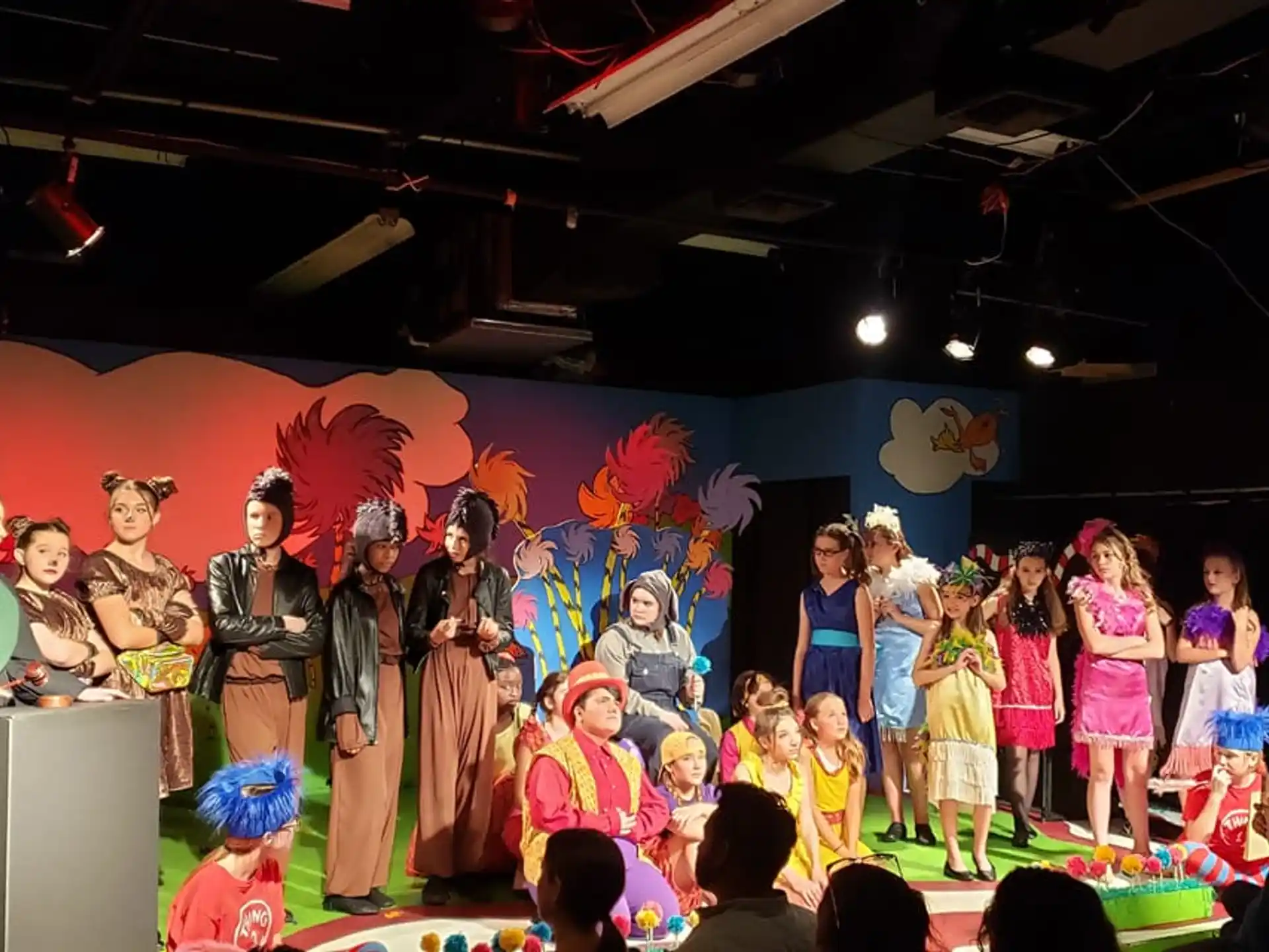 a group of people on a stage