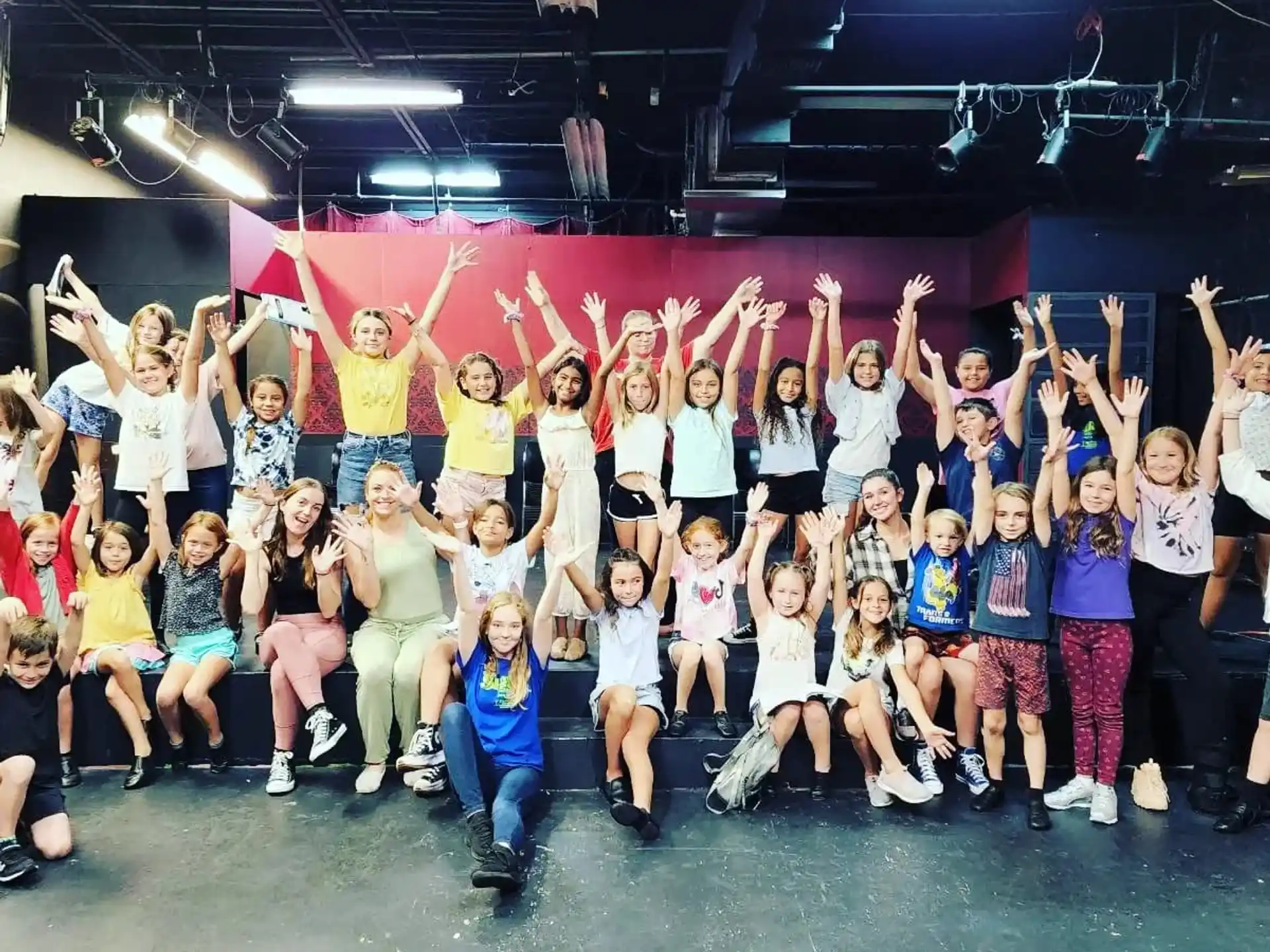 a group of people posing for a photo