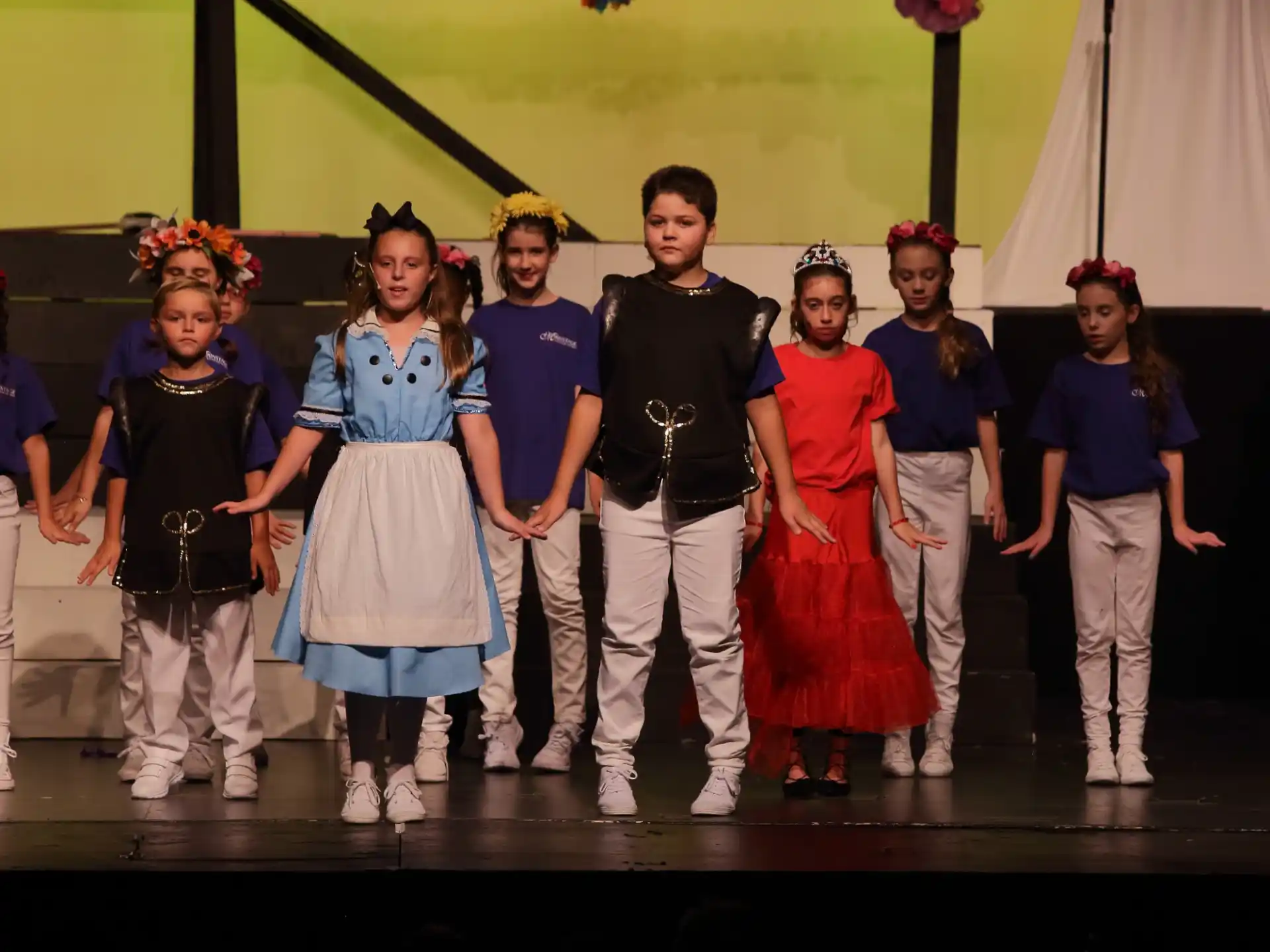 a group of people on a stage