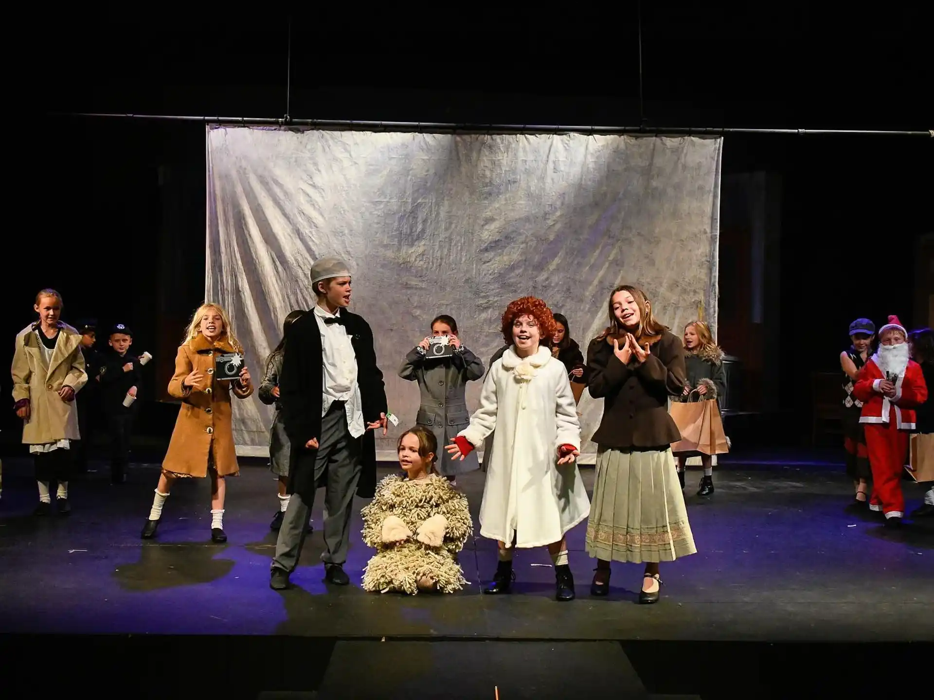 a group of people on a stage