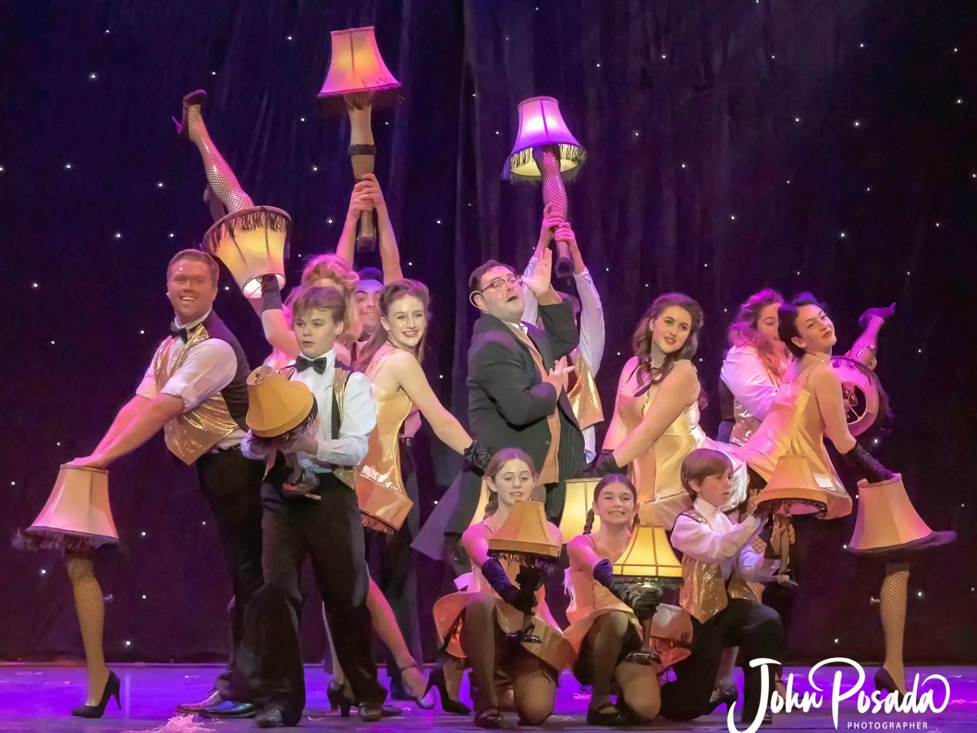 a group of people on a stage