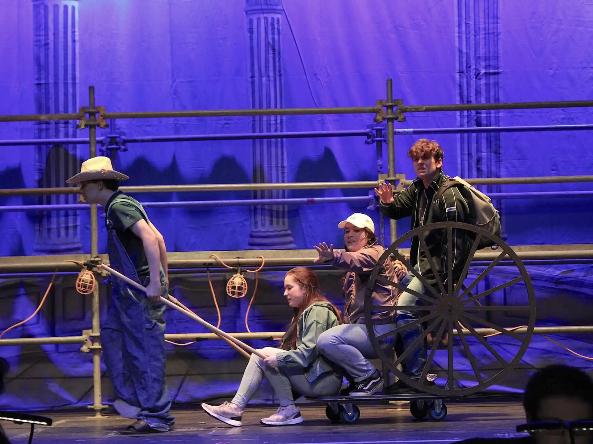 a group of people on a stage