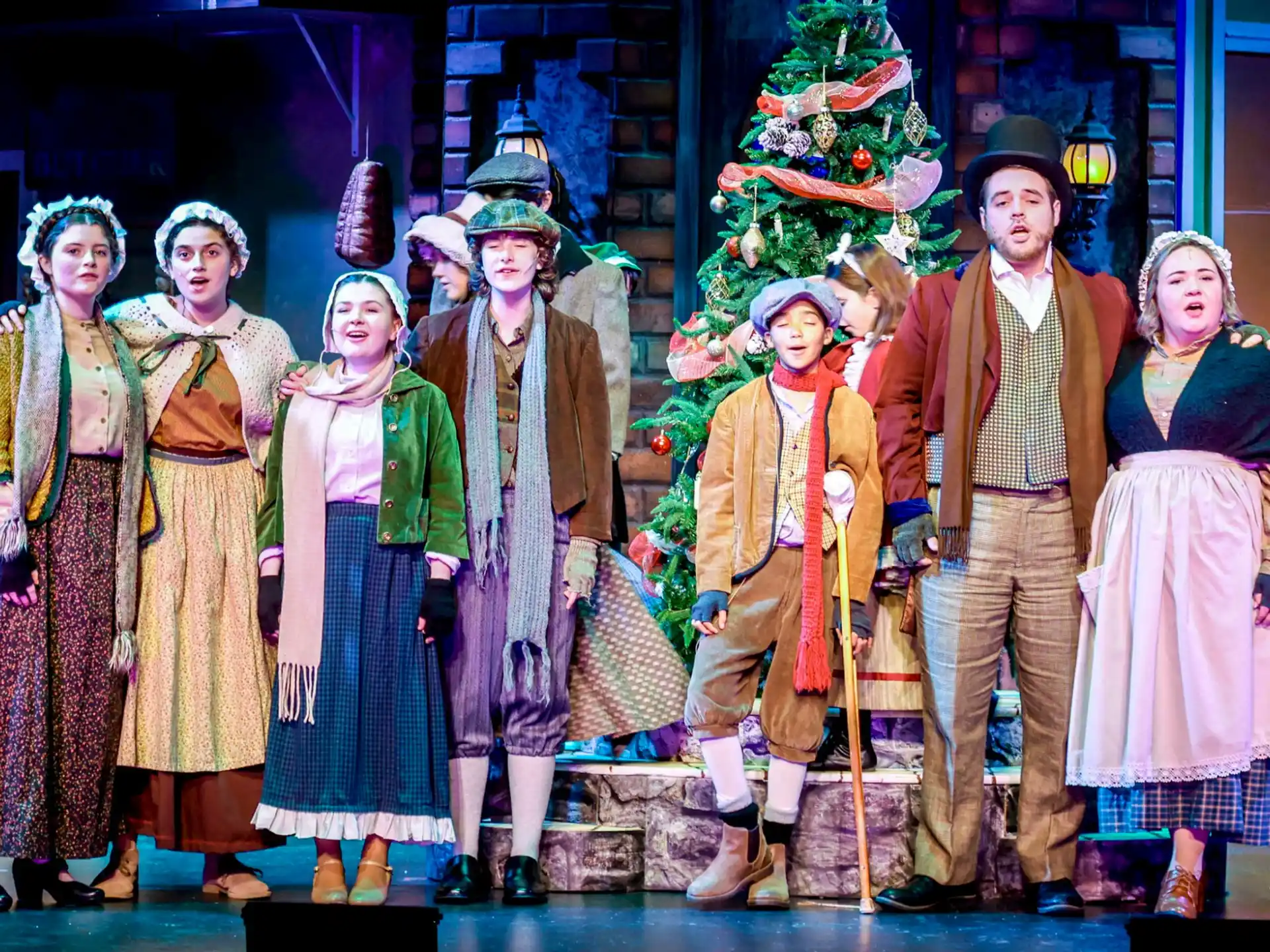 a group of people on a stage
