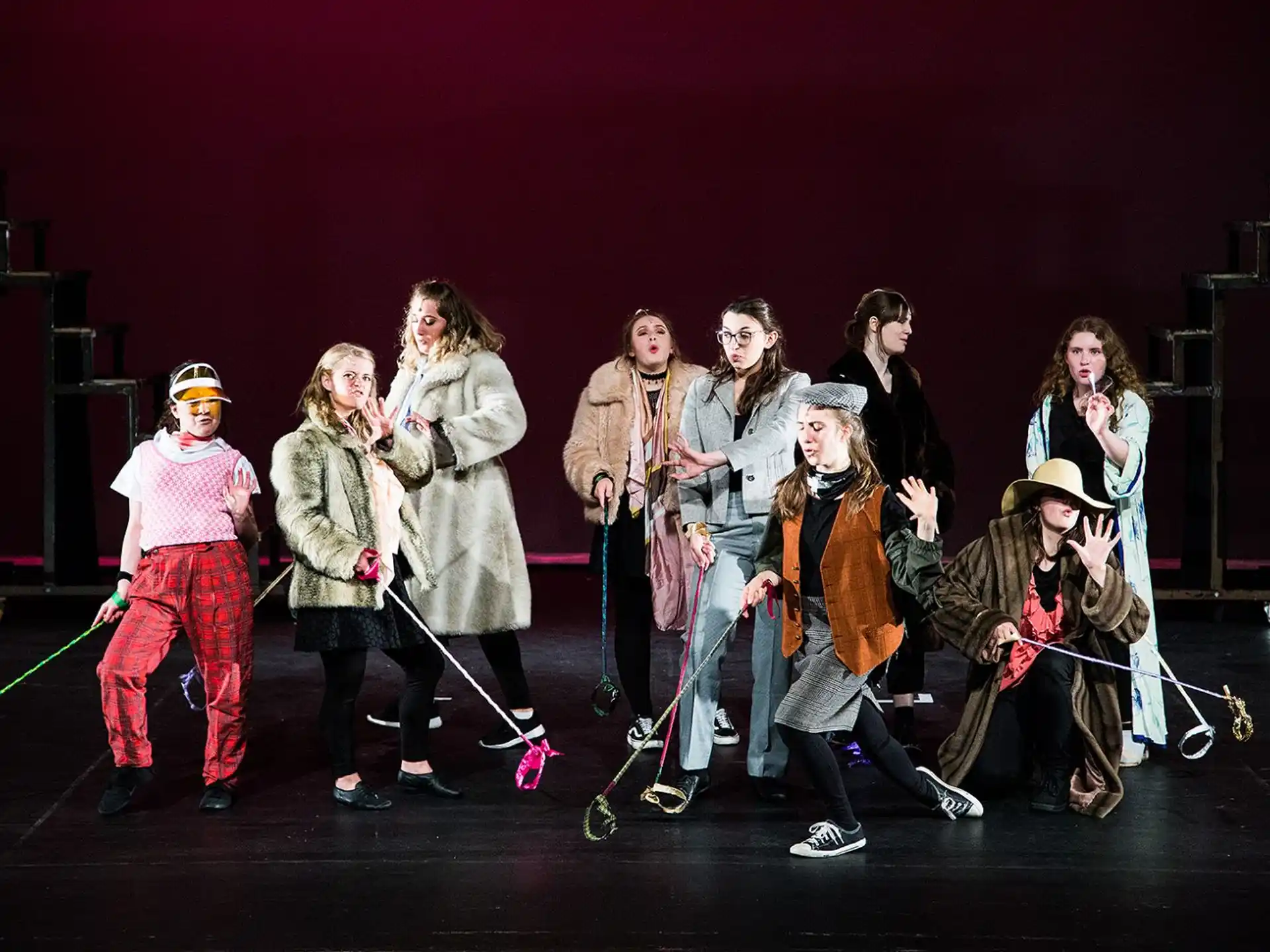 a group of people on a stage