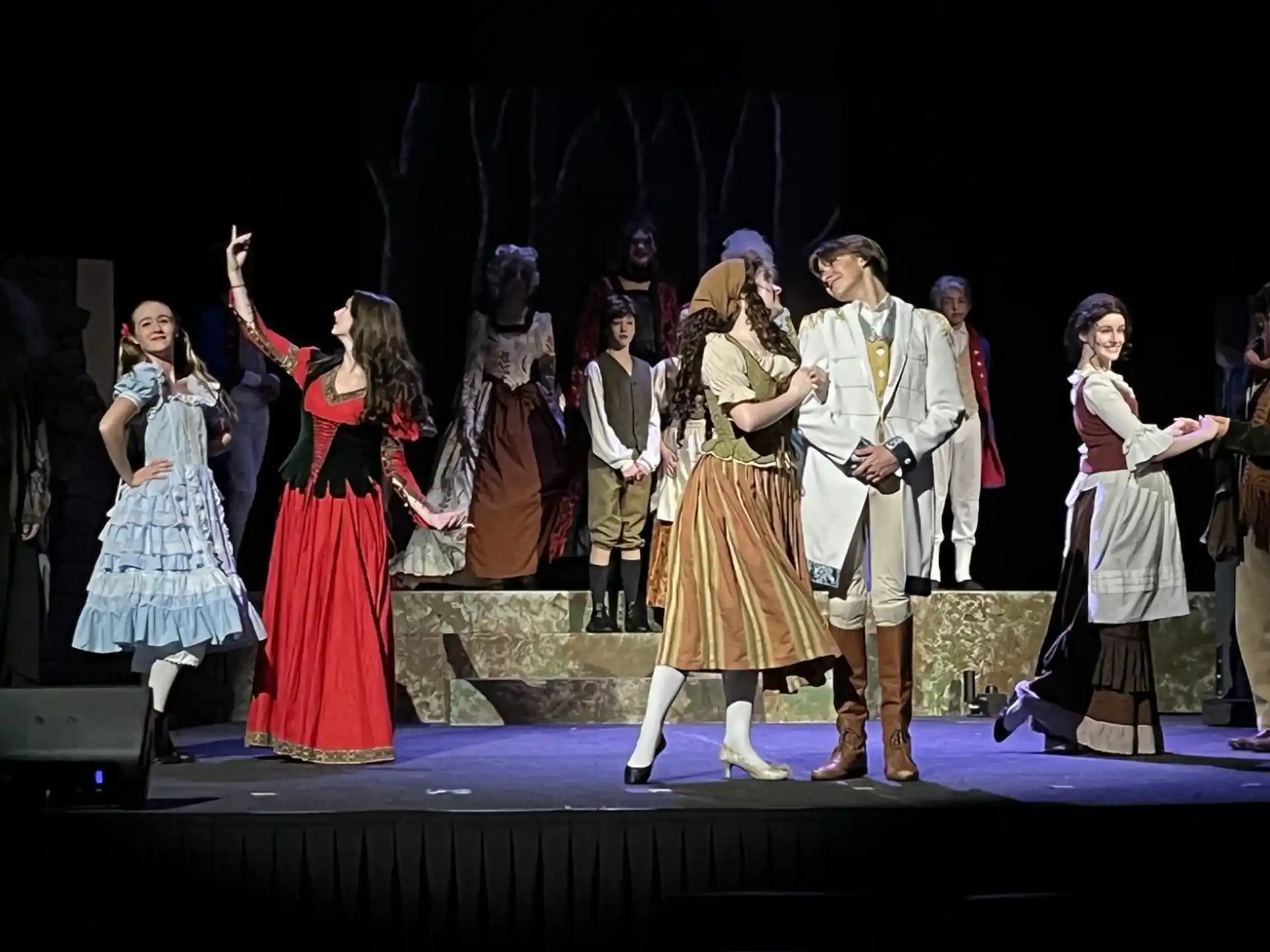 a group of people on a stage