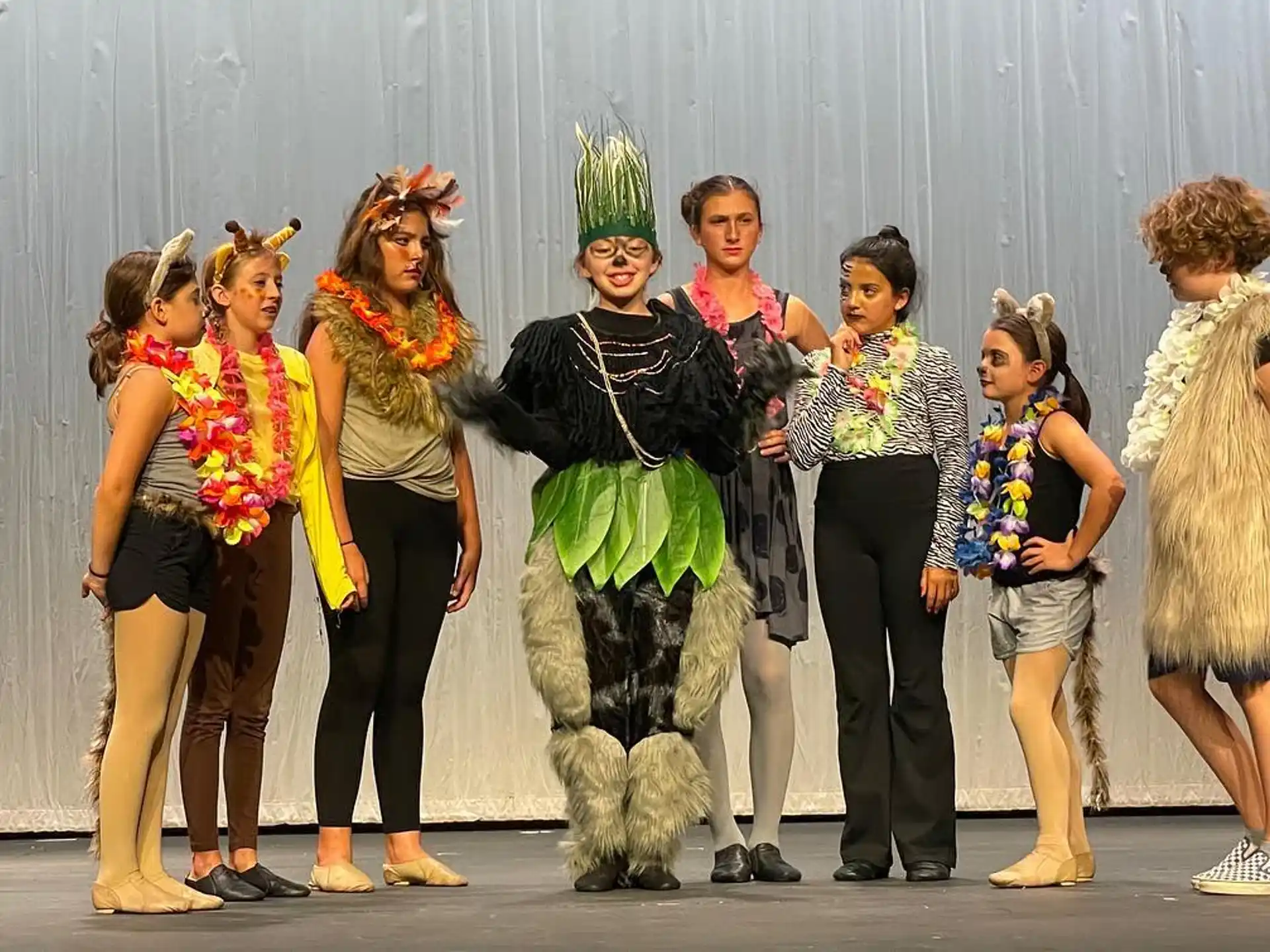 a group of people on a stage