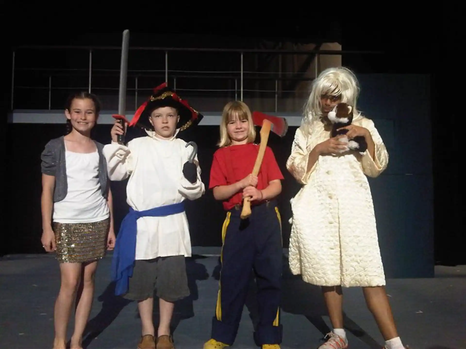 a group of people wearing clothing