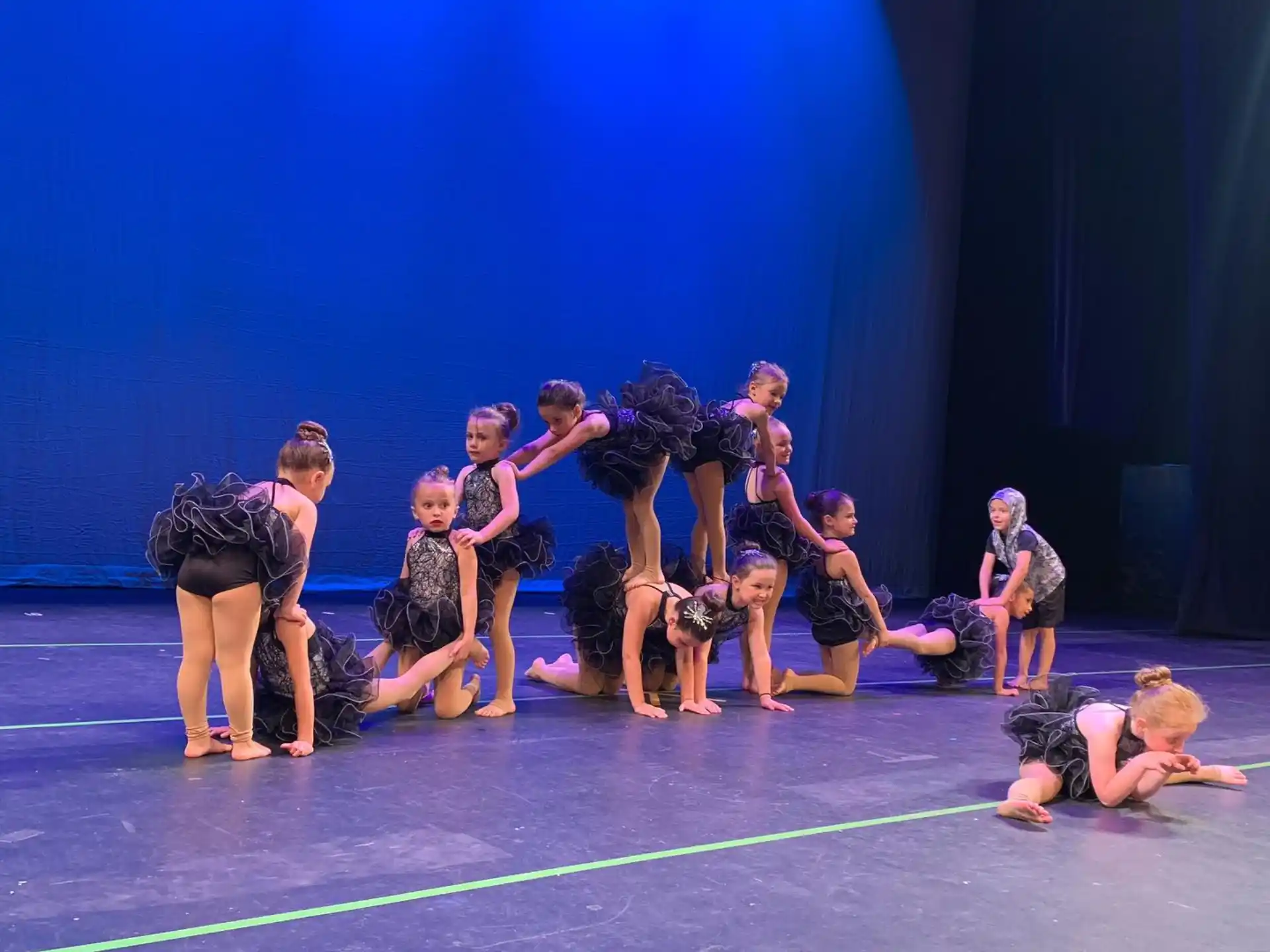 a group of people on a stage