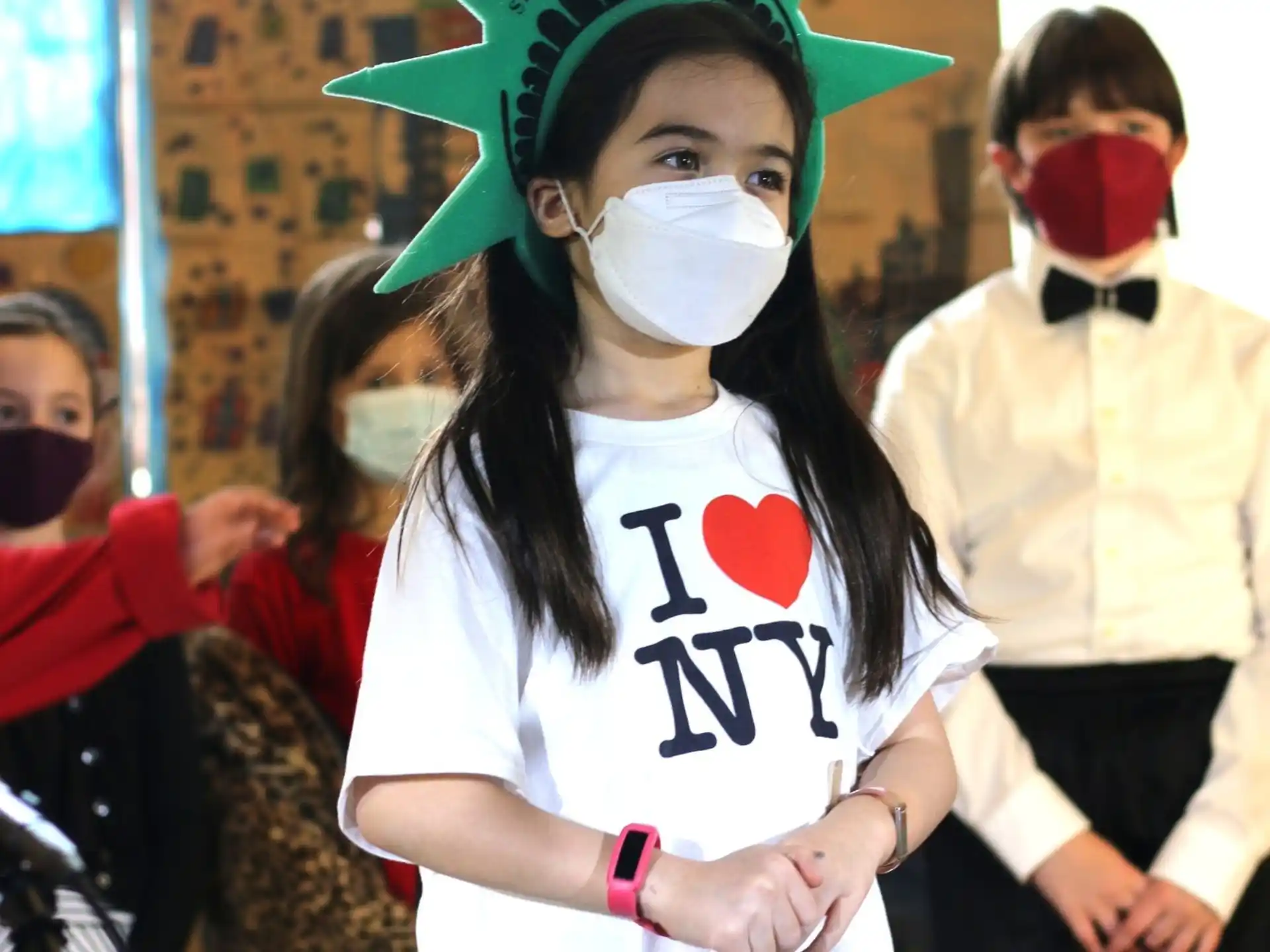 a person wearing a garment
