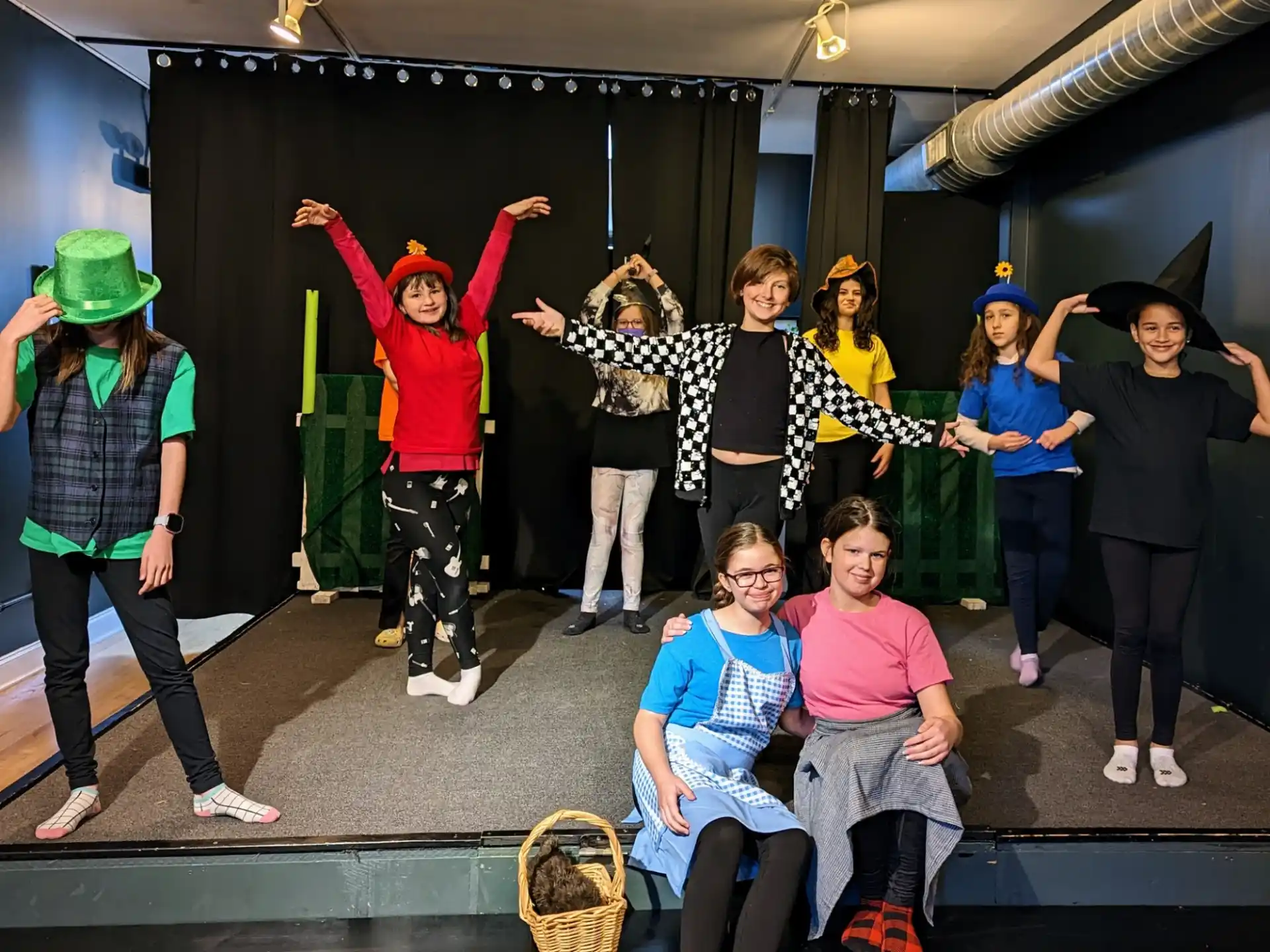 a group of people posing for a photo