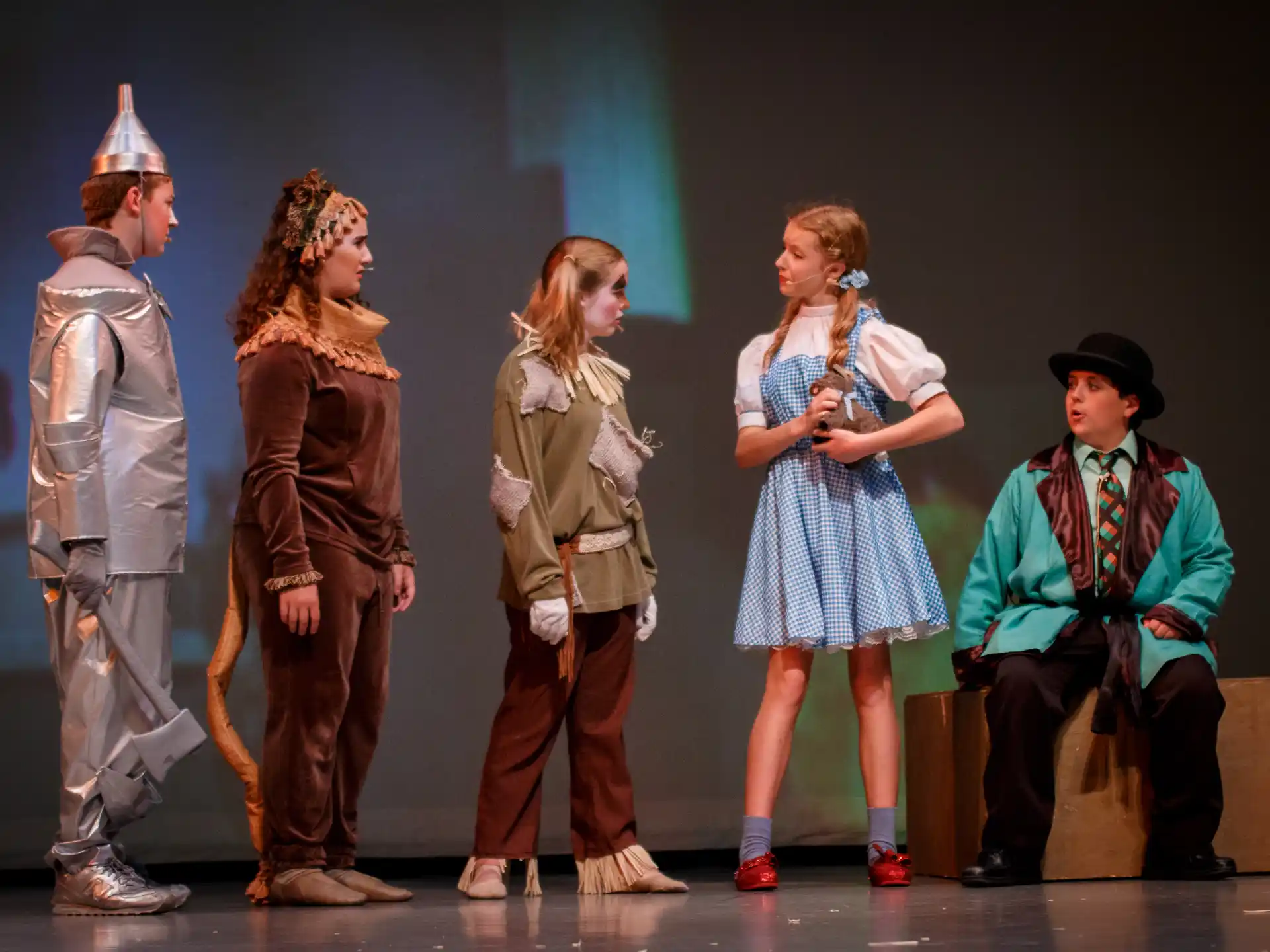 a group of people on a stage