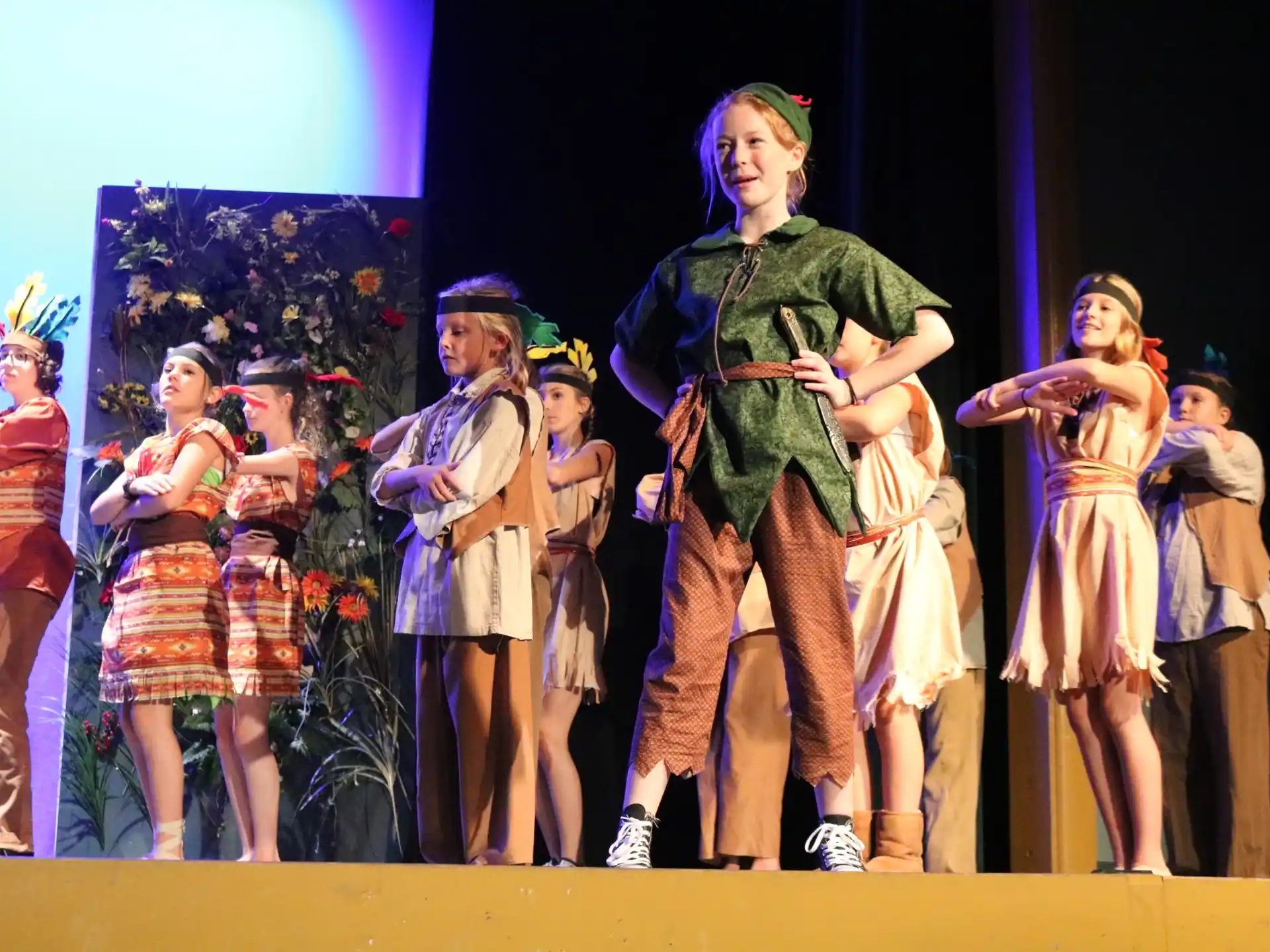 a group of people on a stage