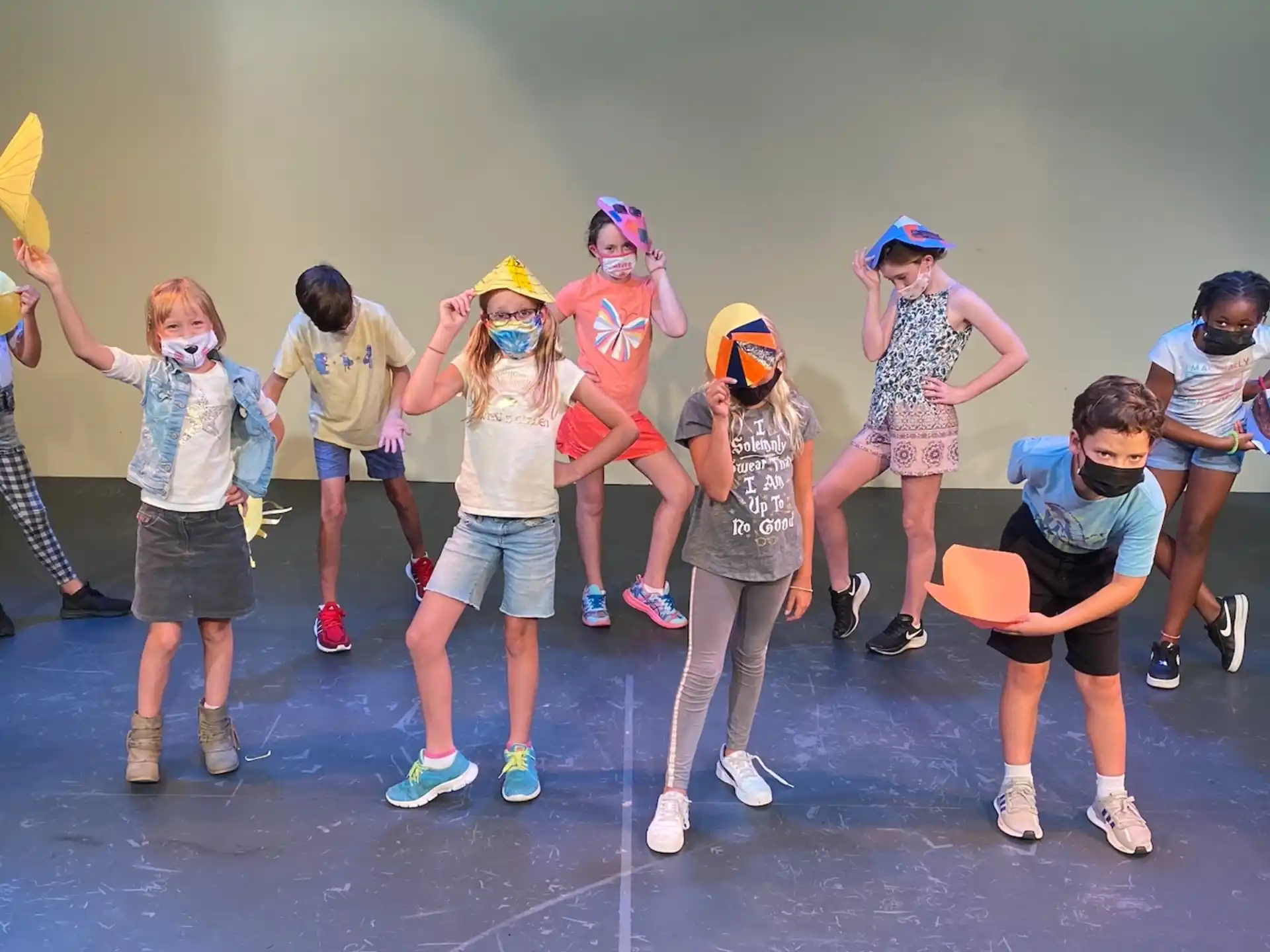 a group of people wearing clothing