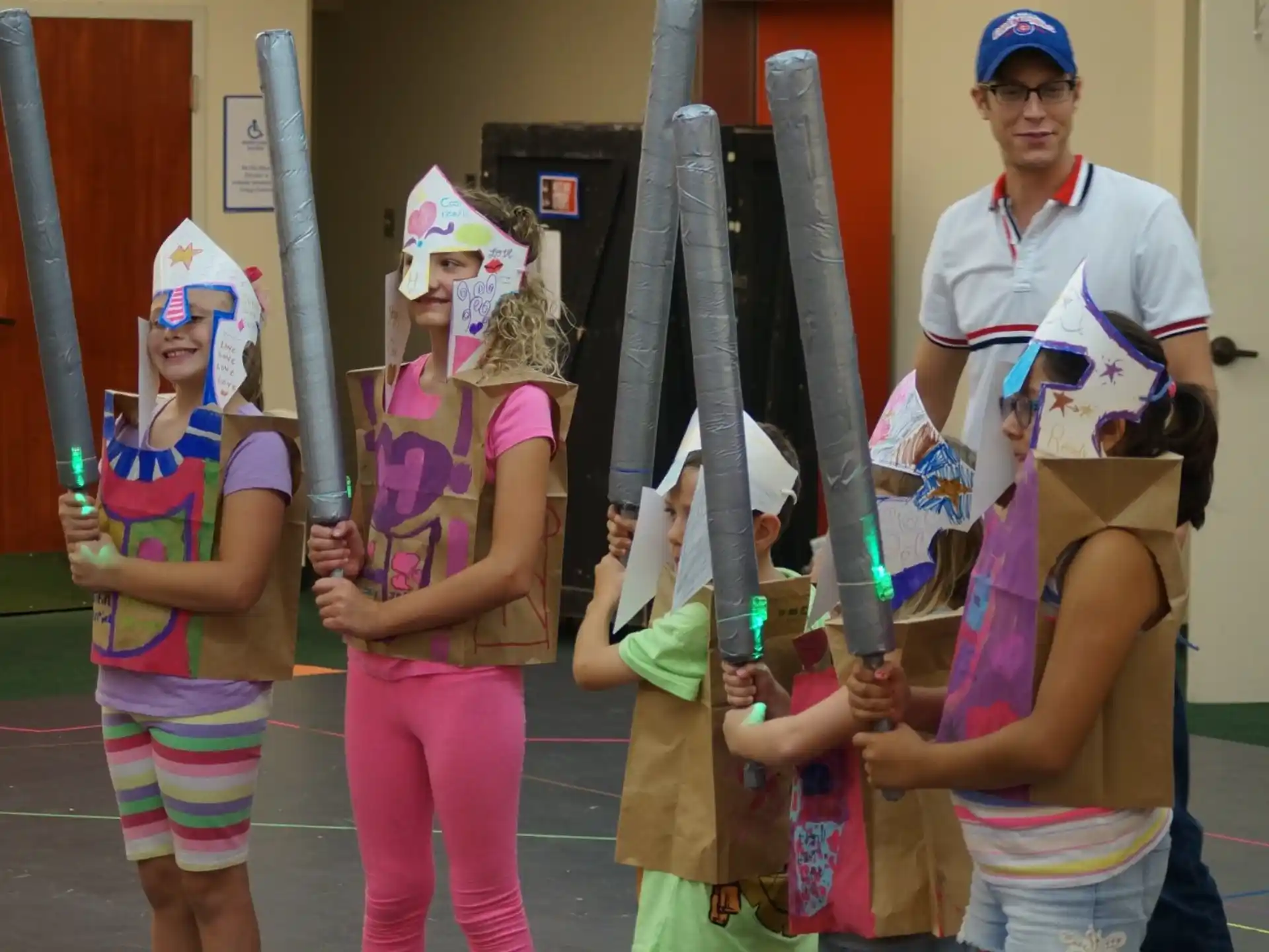 a group of people wearing clothing