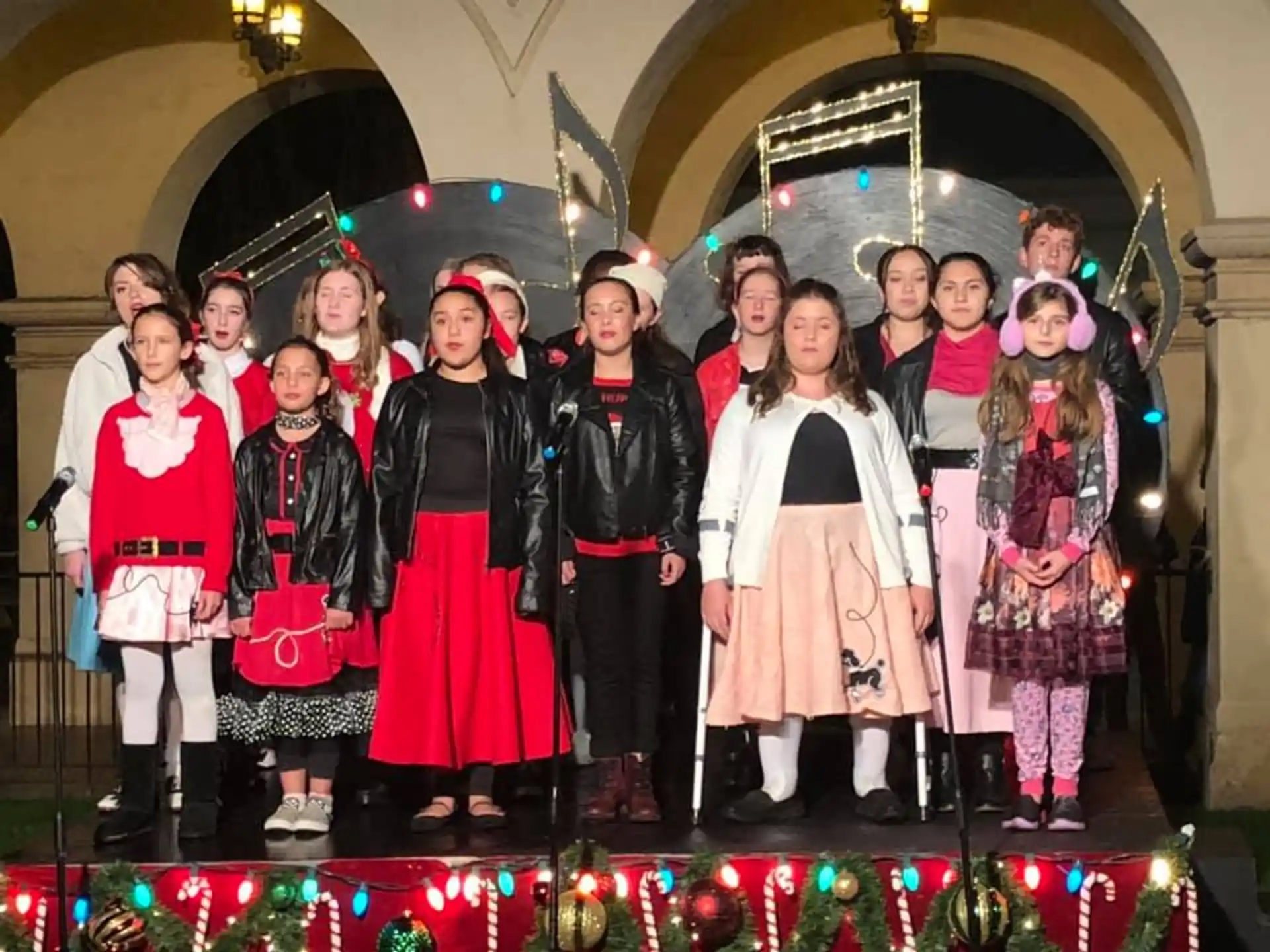 a group of people in clothing
