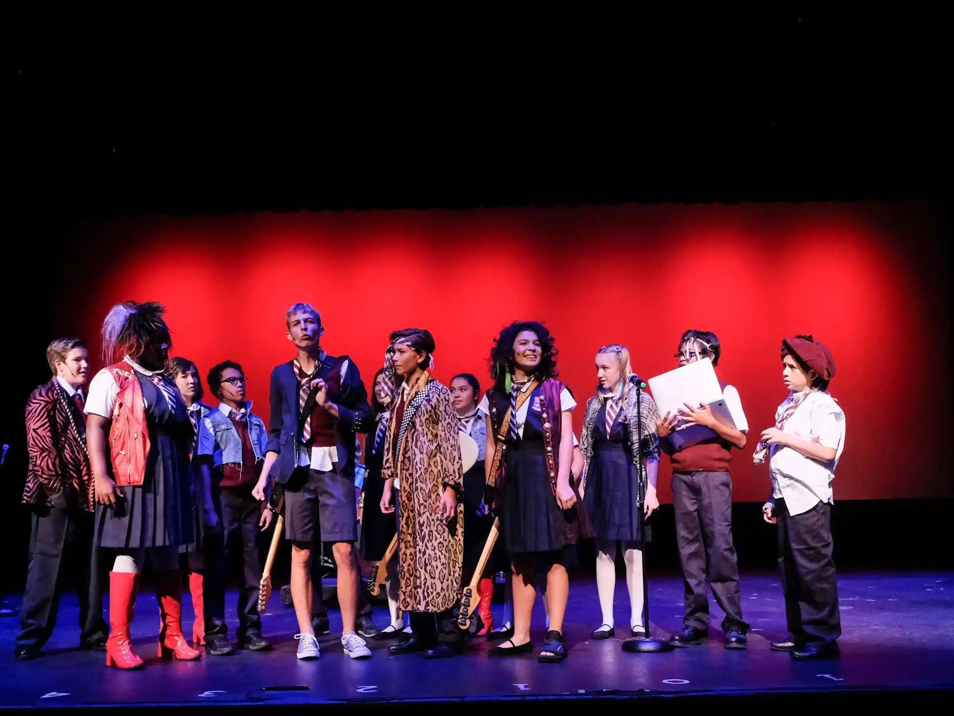 a group of people on a stage