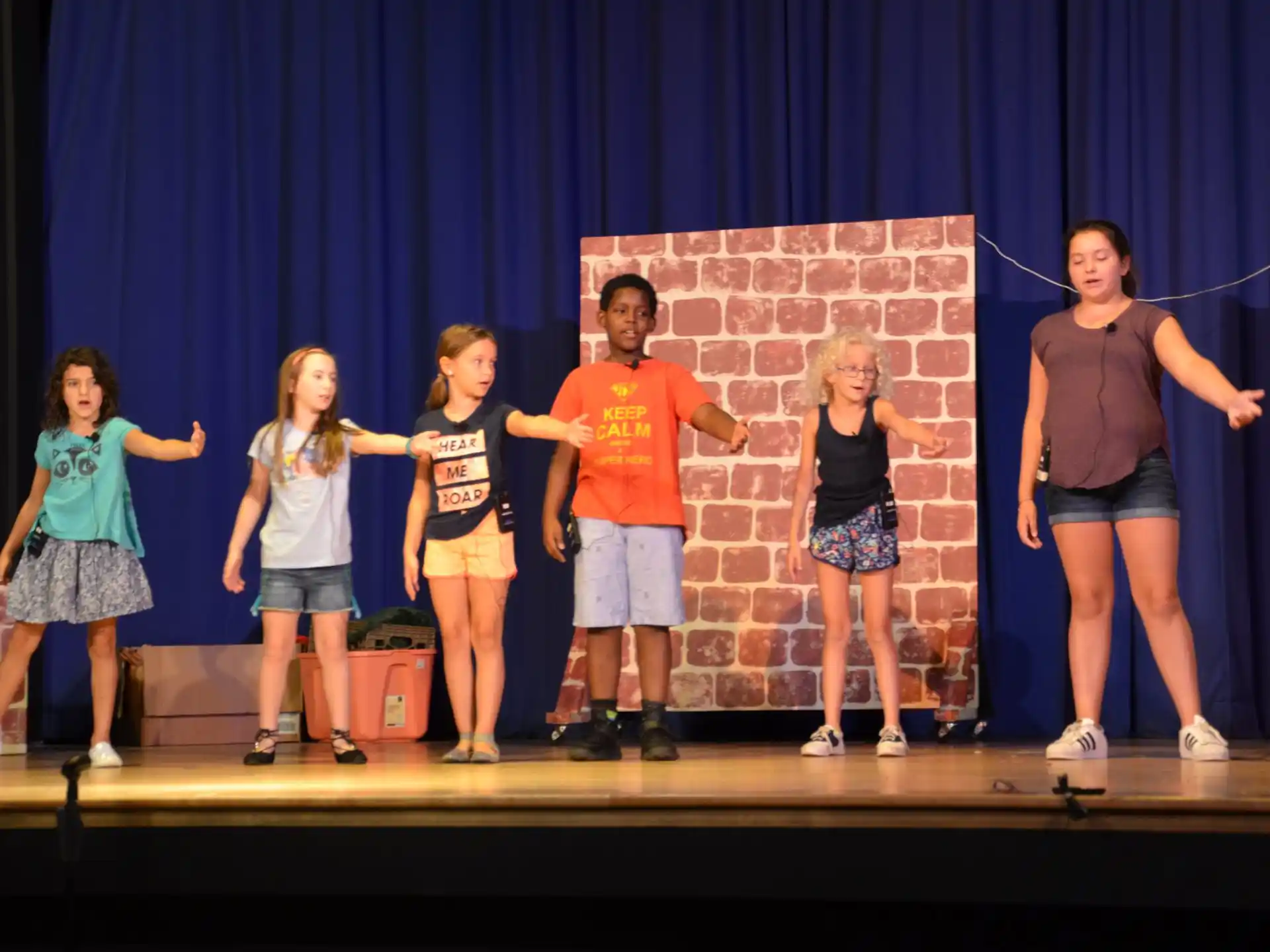 a group of people on a stage