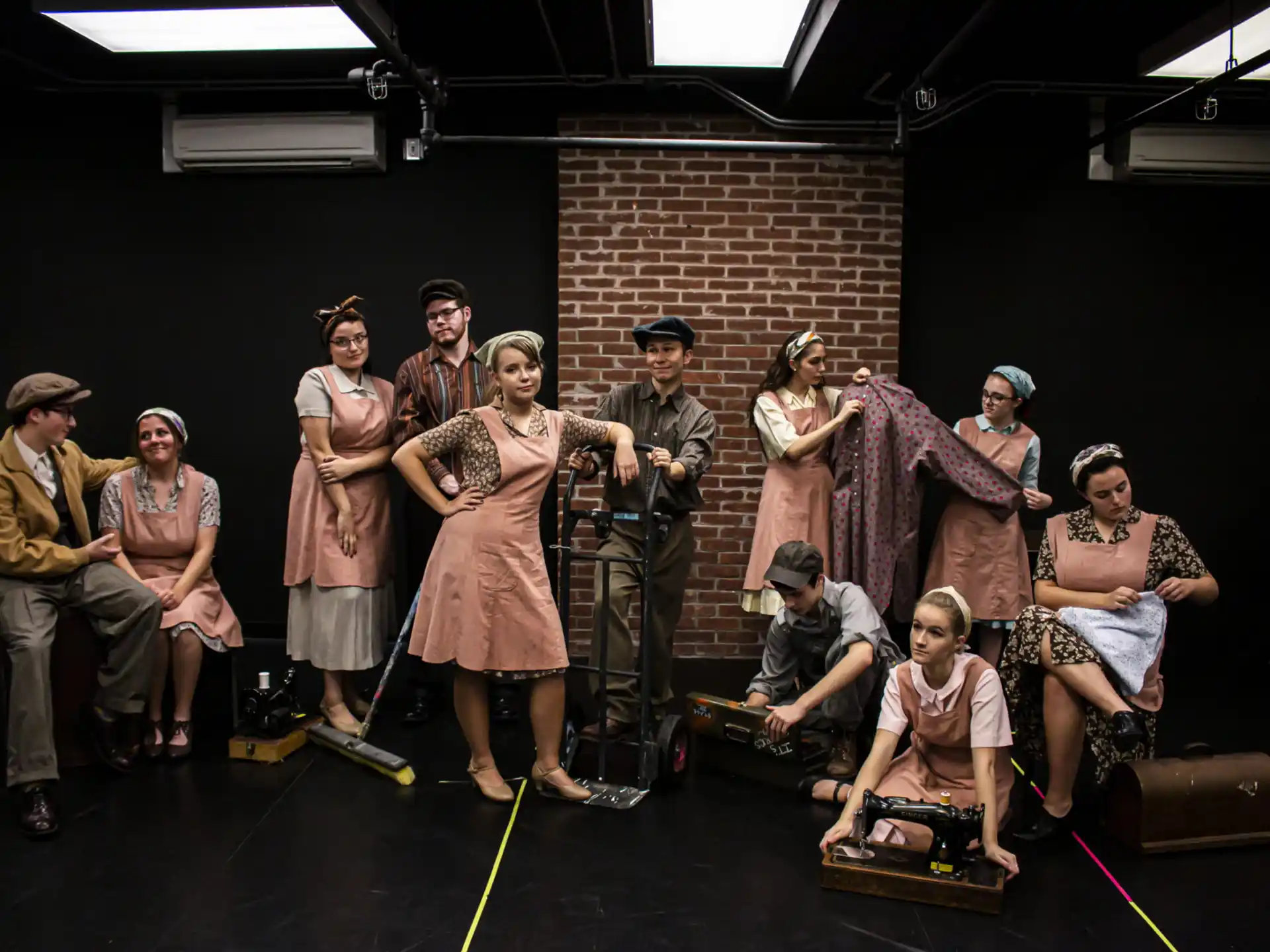 a group of people on a stage