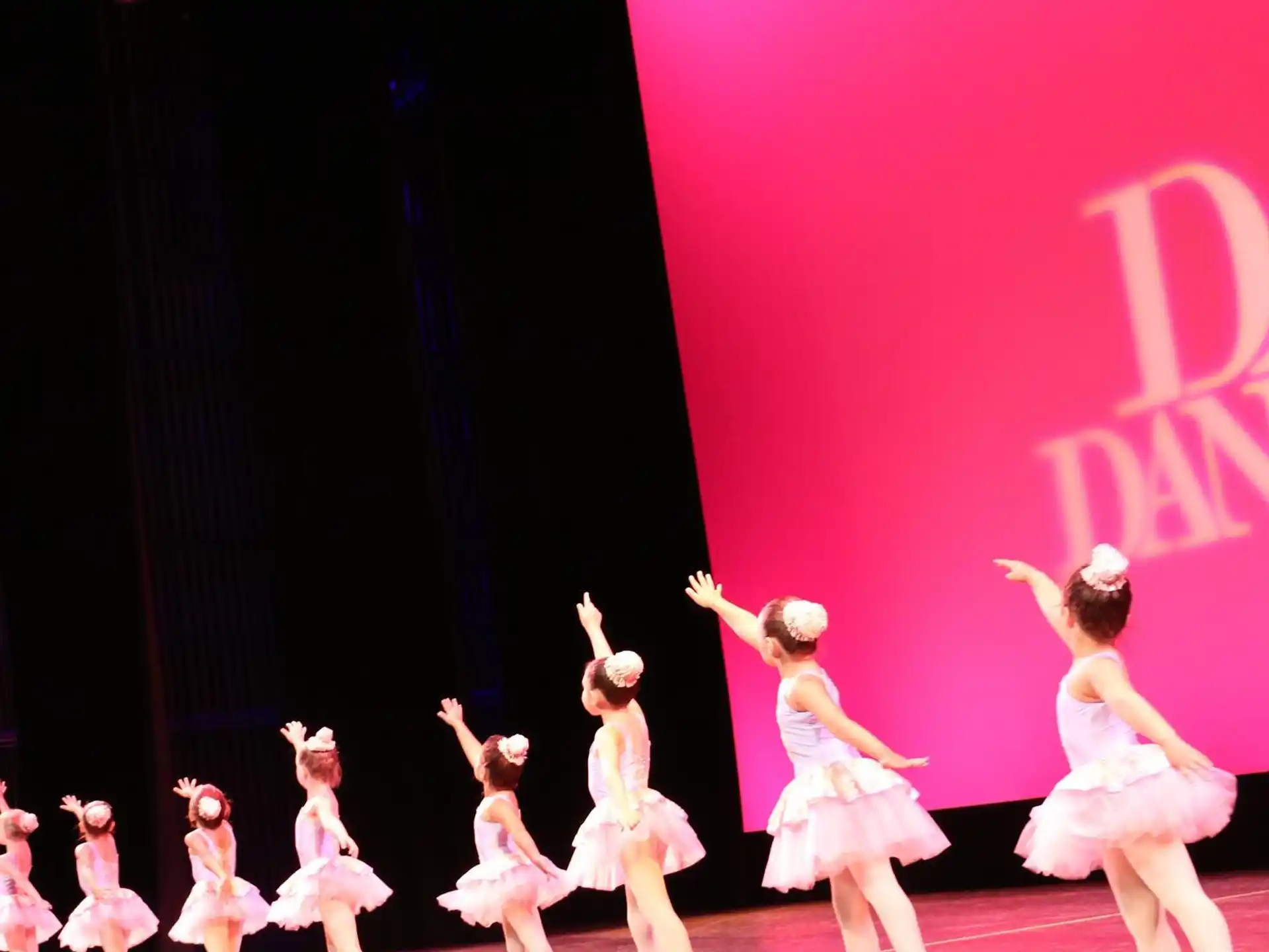 a group of women dancing on a stage