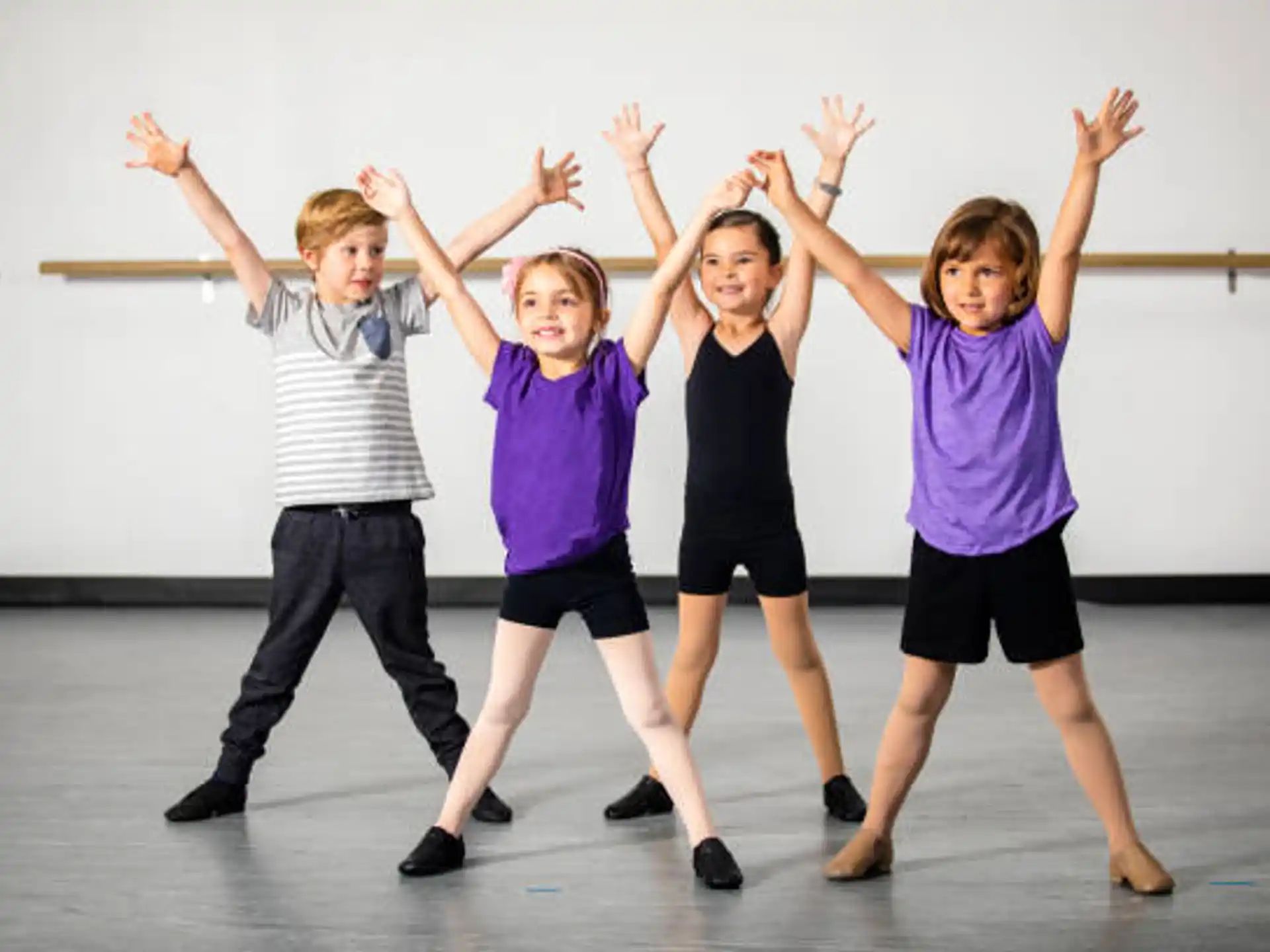 a group of children posing for a photo