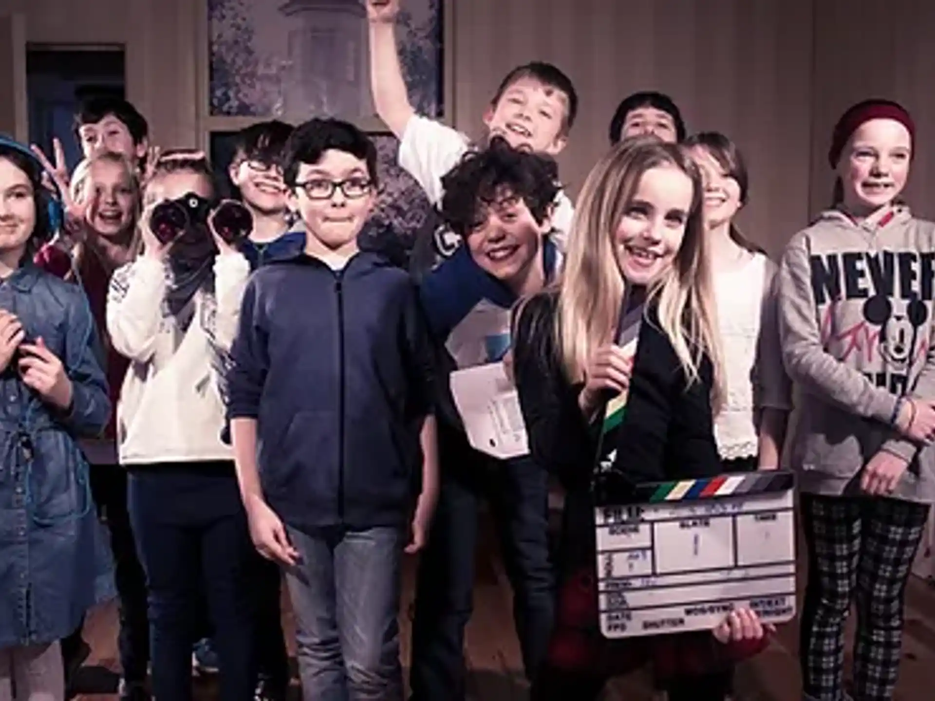 a group of people posing for a photo