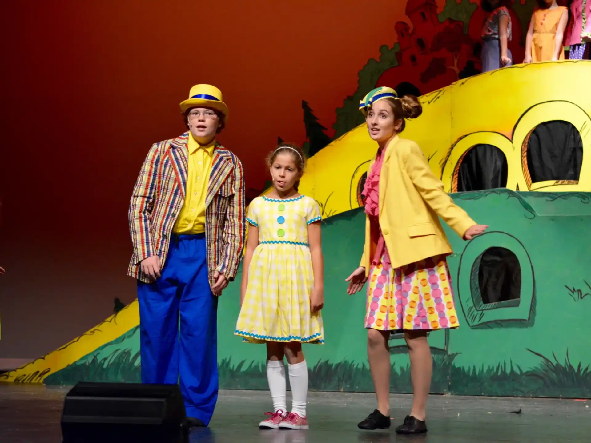 a group of people on a stage