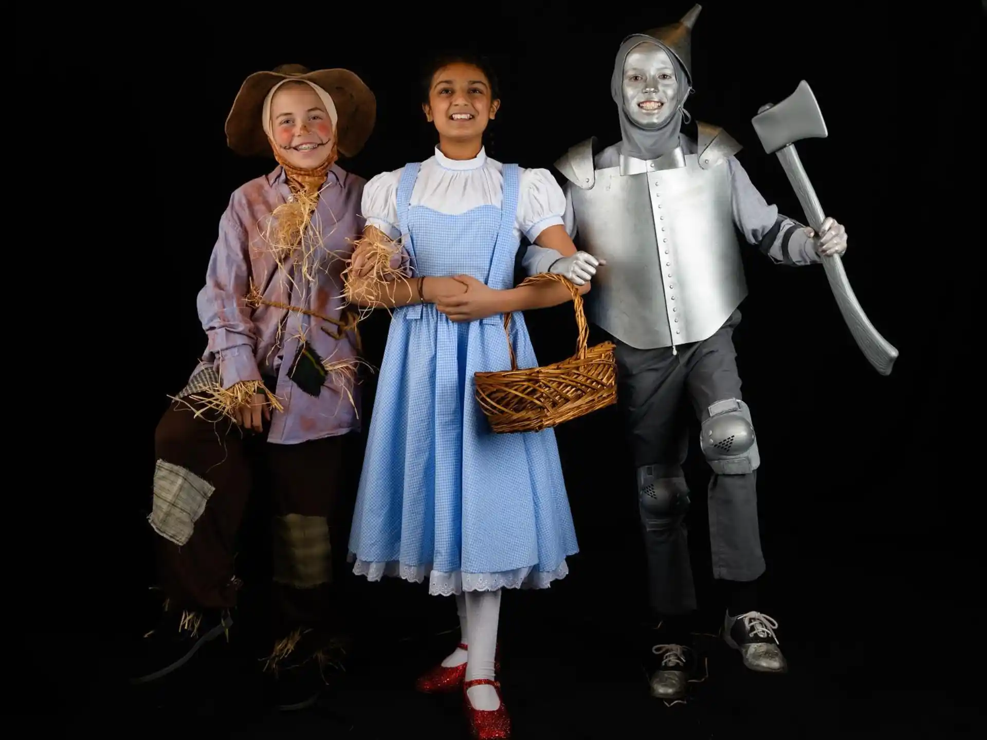 a group of people in clothing